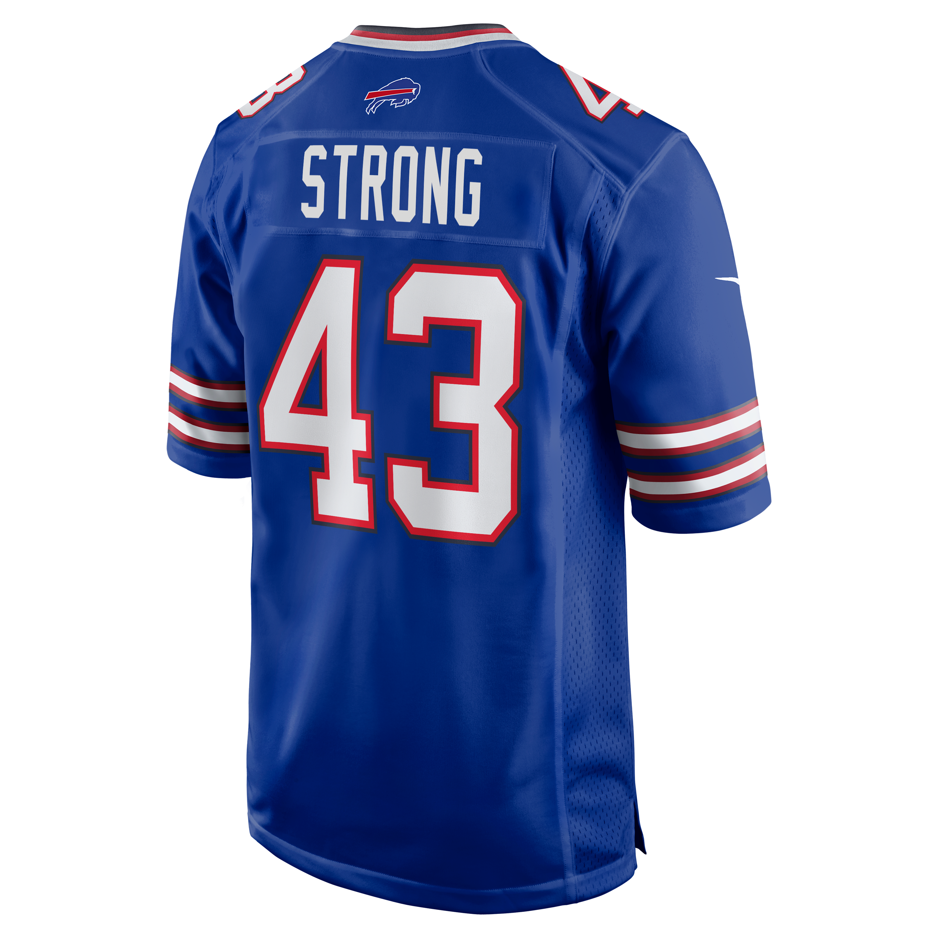 Dorian Strong Buffalo Bills Team Game Jersey - Royal - Image 4