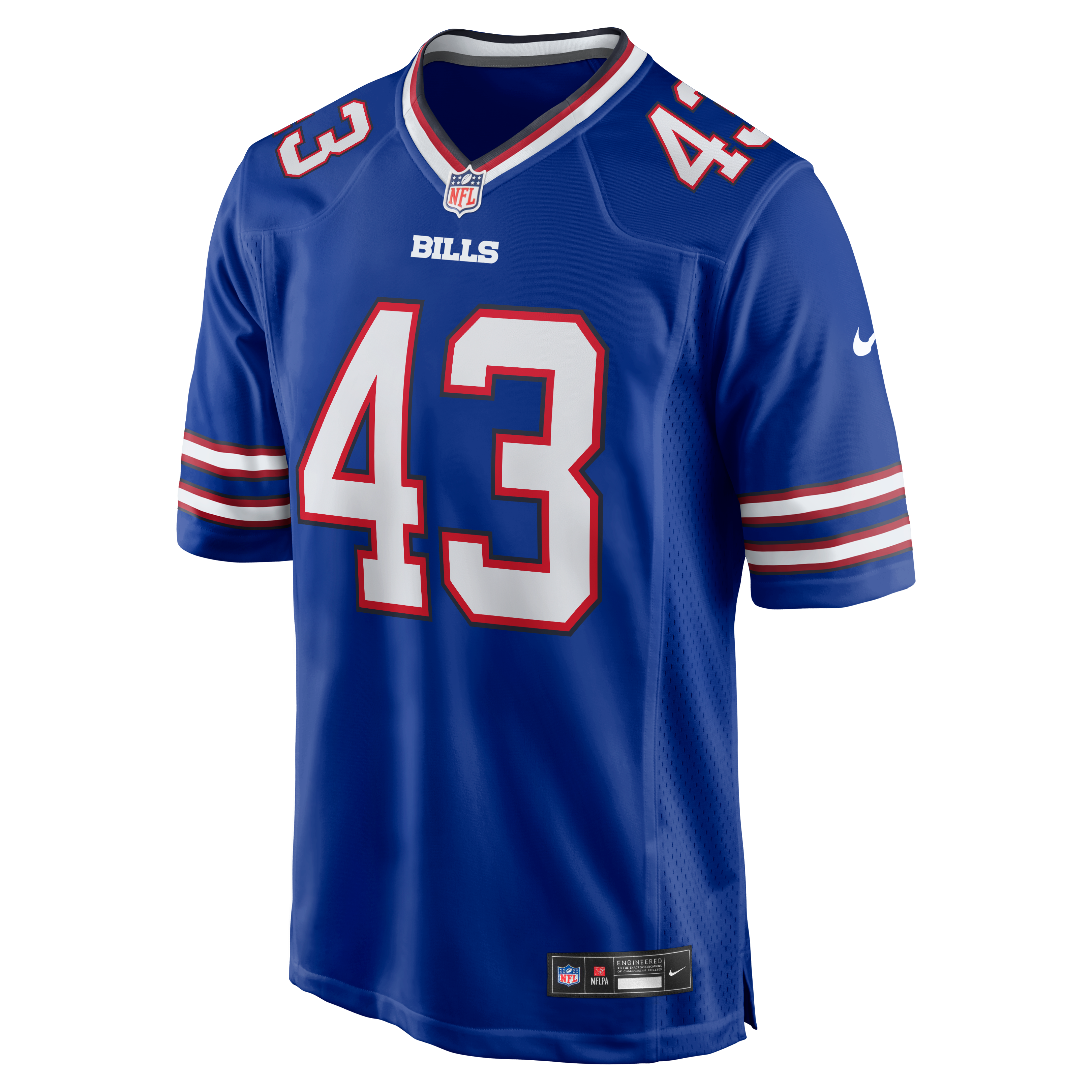 Dorian Strong Buffalo Bills Team Game Jersey - Royal - Image 3