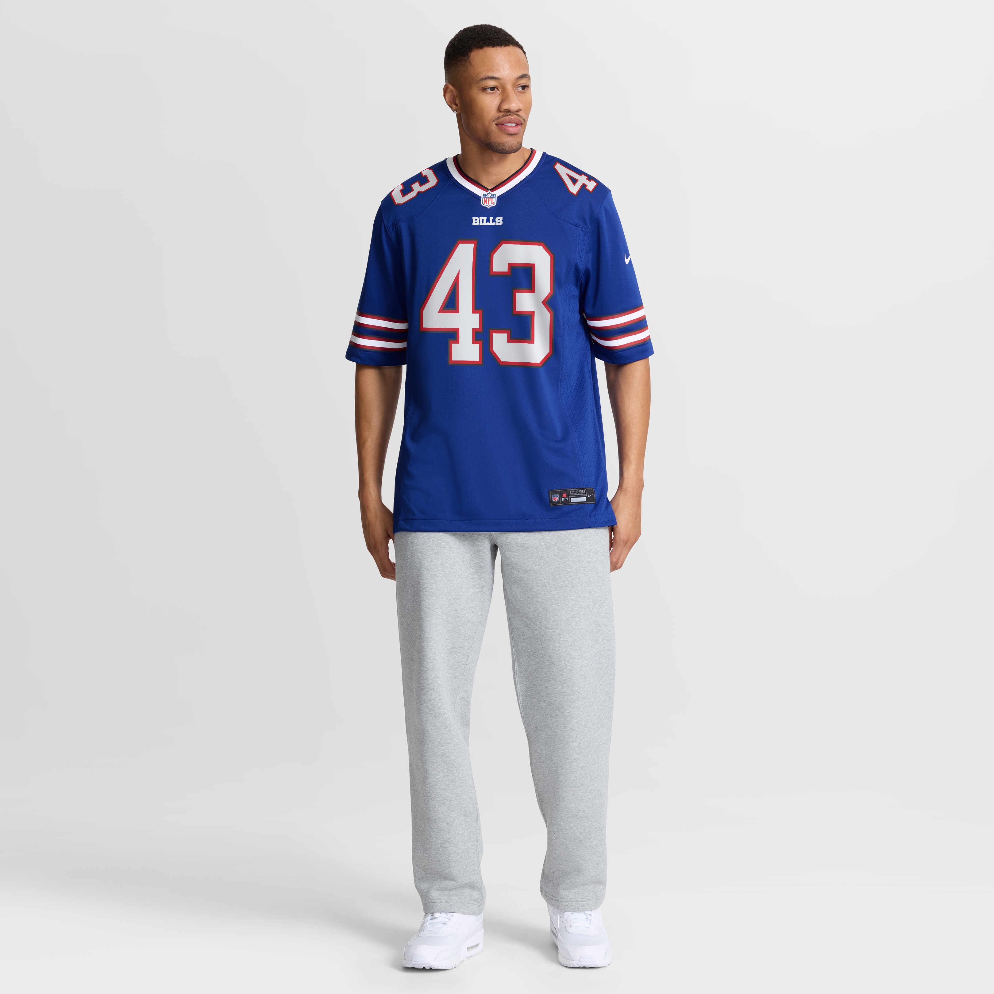 Dorian Strong Buffalo Bills Team Game Jersey - Royal - Image 8