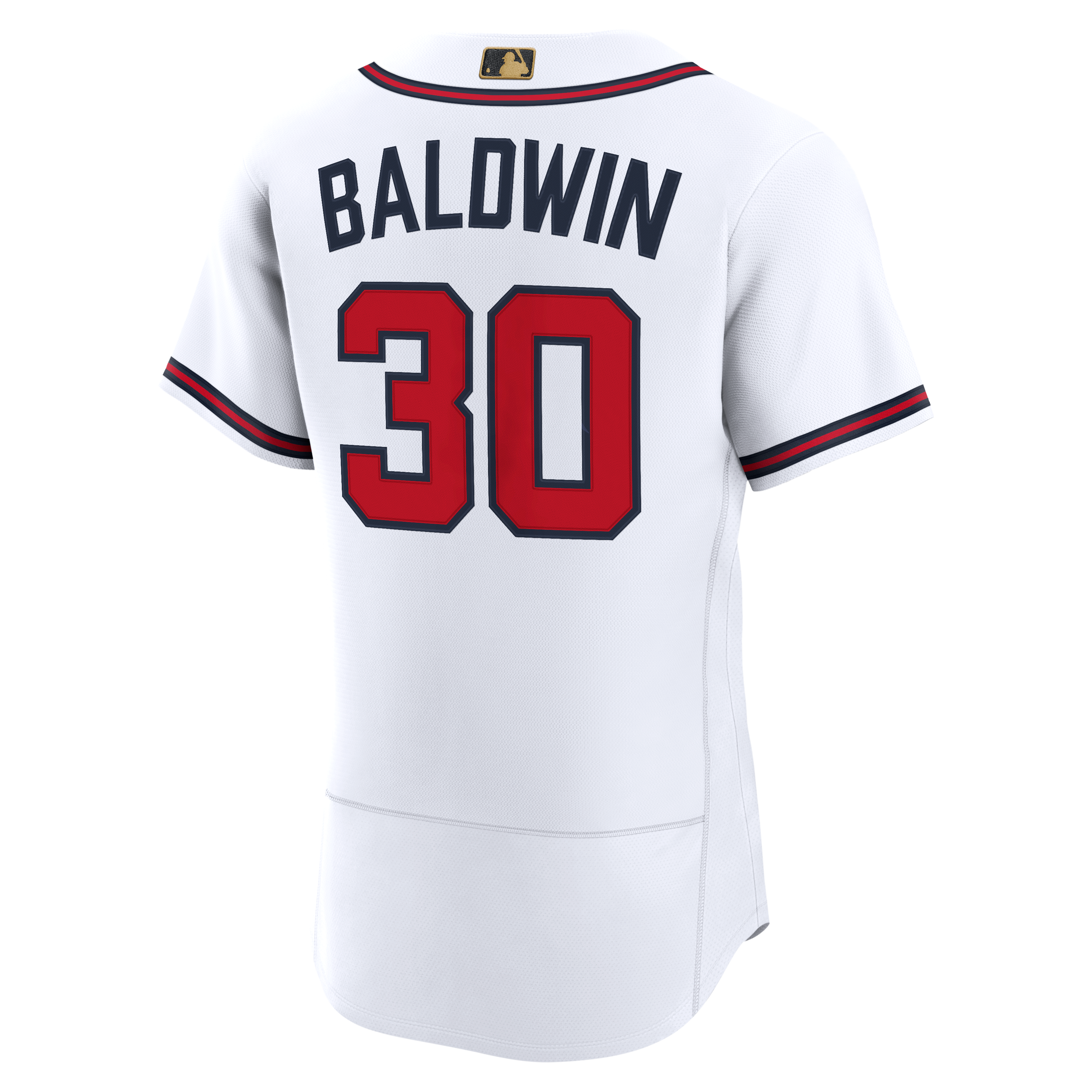 Drake Baldwin Atlanta Braves Alternate Awards Jersey - White - Image 4
