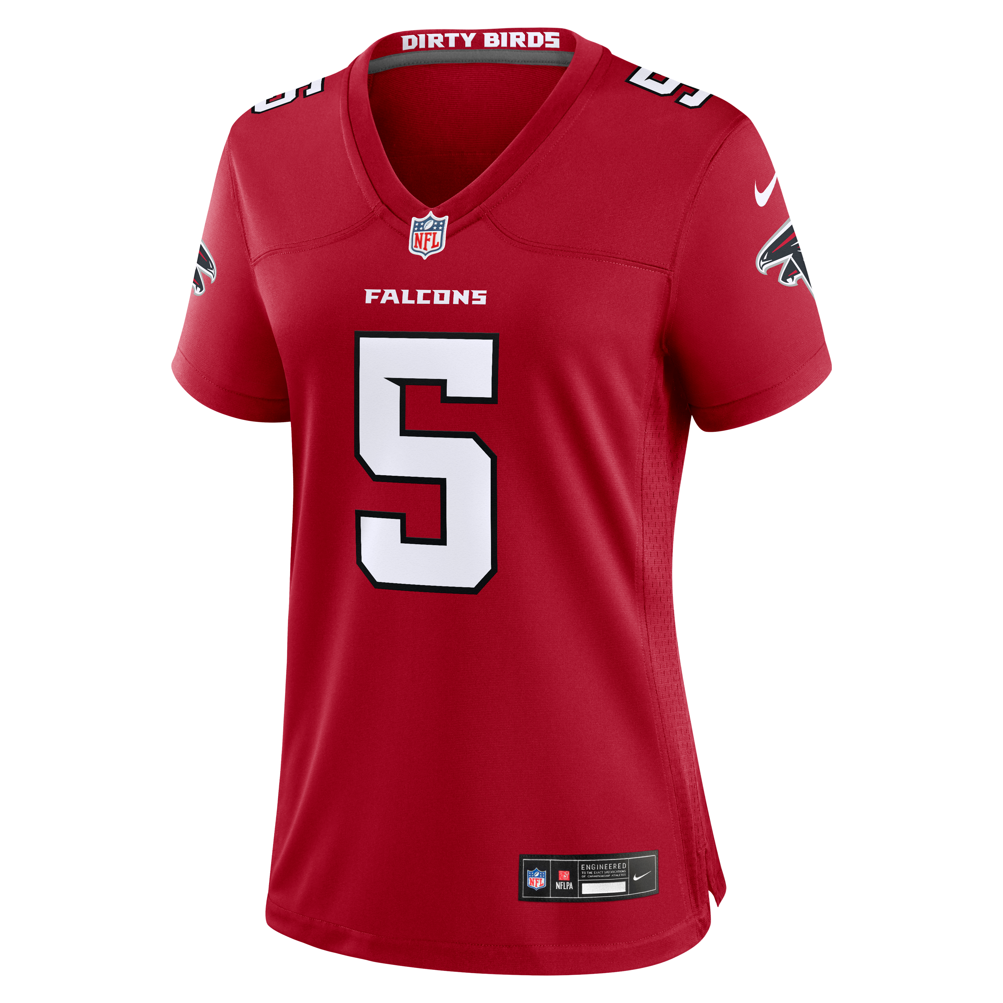 Drake London Atlanta Falcons Women's Game Jersey - Red - Image 3