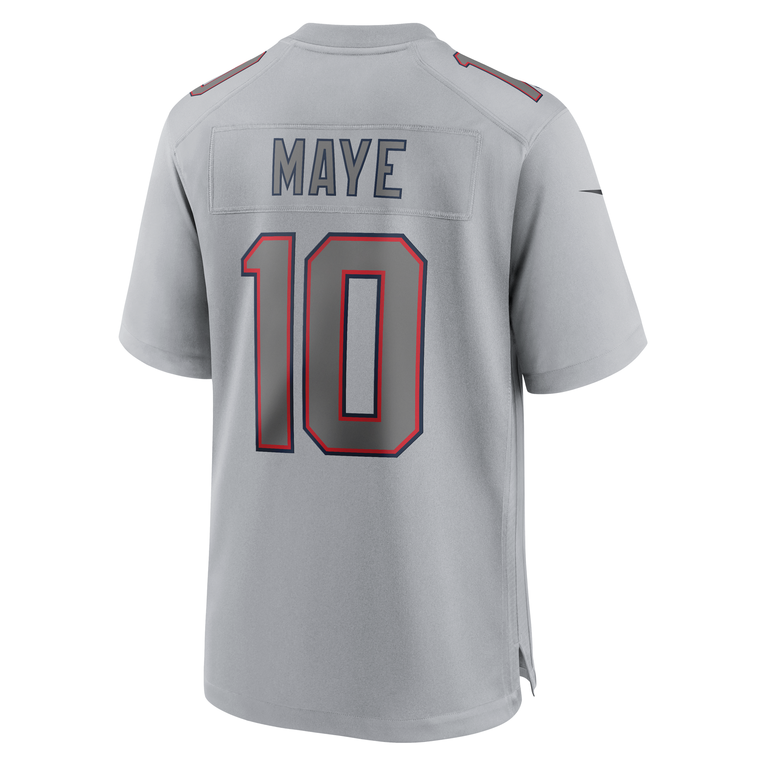 Drake Maye New England Patriots Atmosphere Fashion Game Jersey - Gray - Image 4