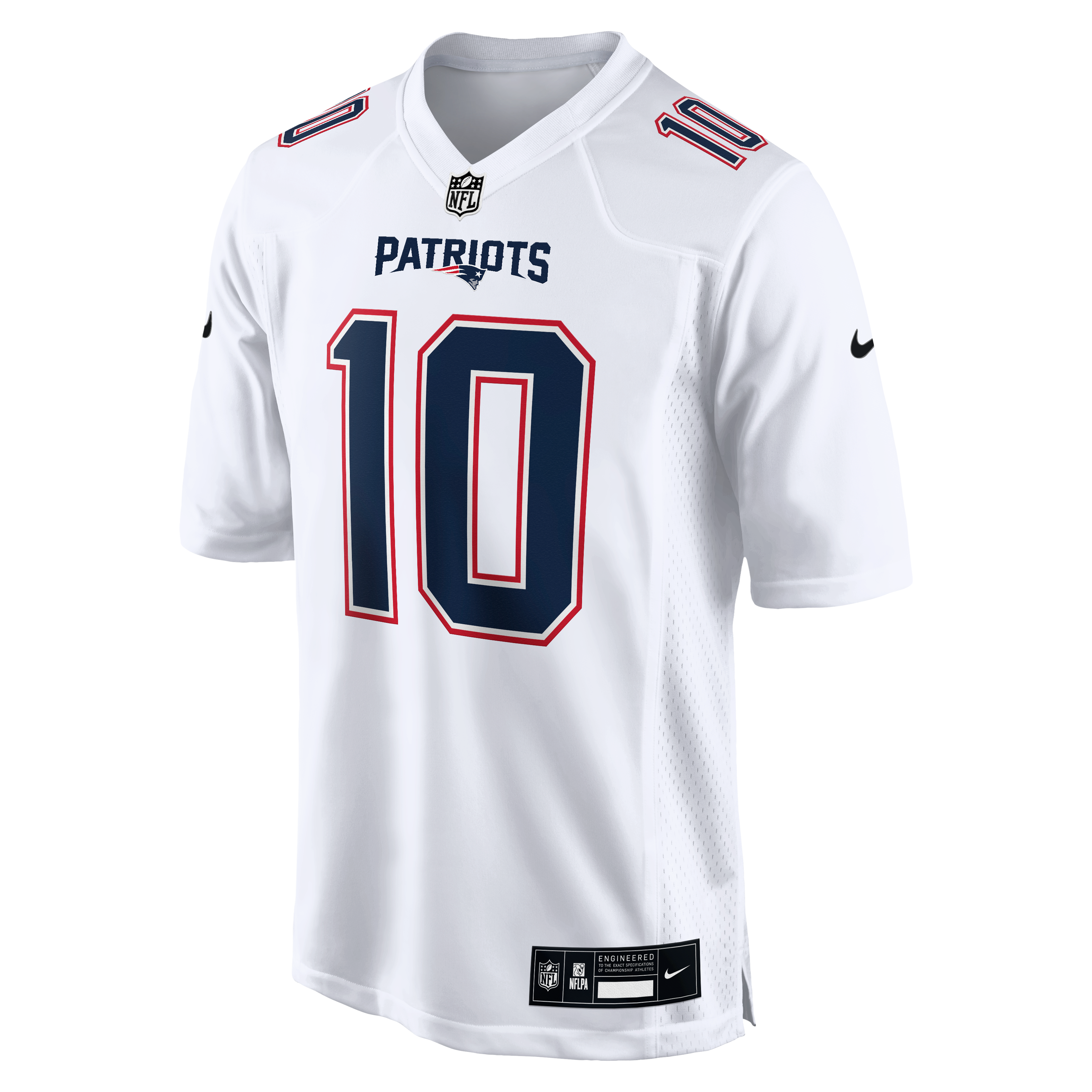 Drake Maye New England Patriots Game Jersey - Tundra White - White - Image 3