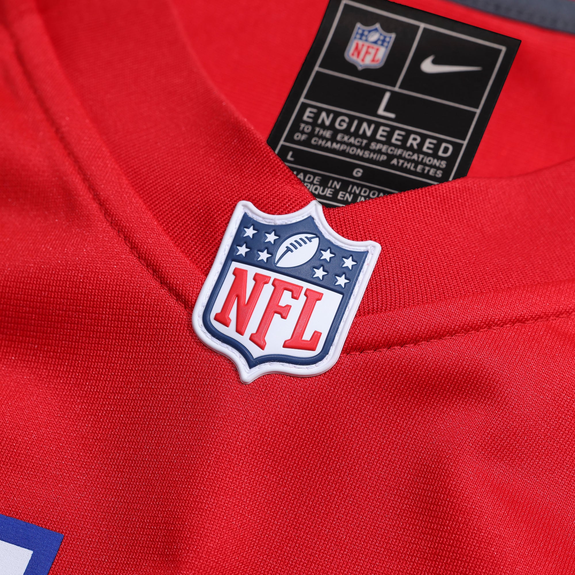 Drake Maye New England Patriots Player Game Jersey - Red - Image 5