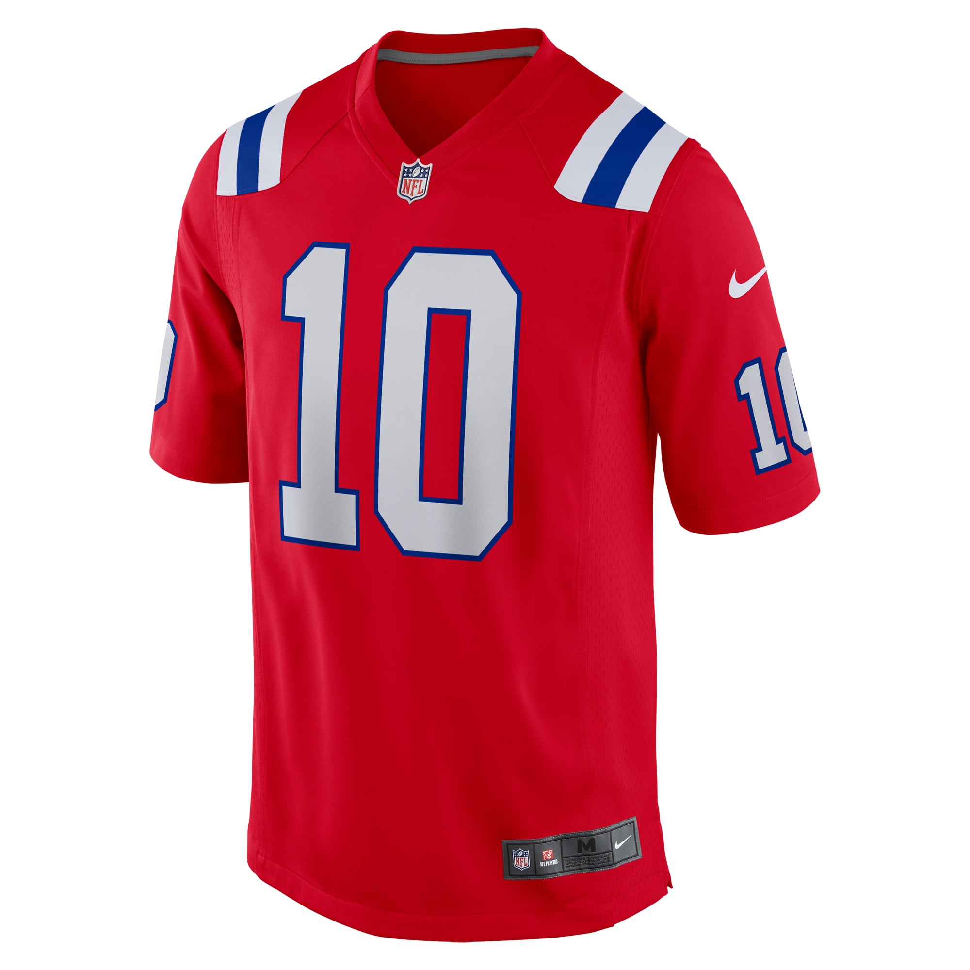 Drake Maye New England Patriots Player Game Jersey - Red - Image 3