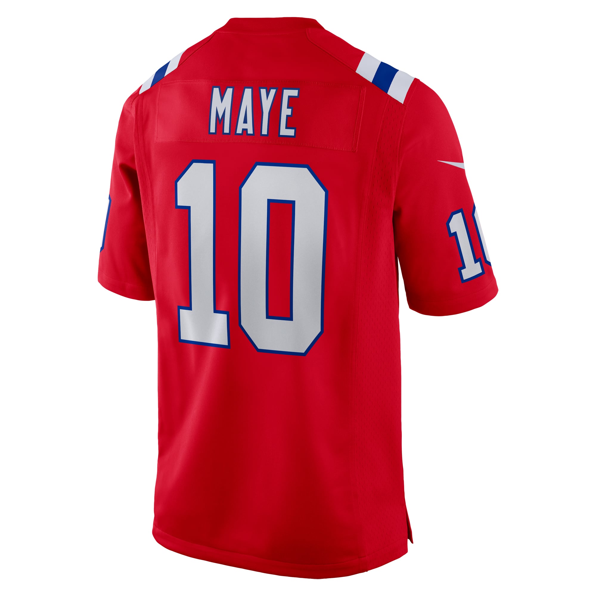 Drake Maye New England Patriots Player Game Jersey - Red - Image 4