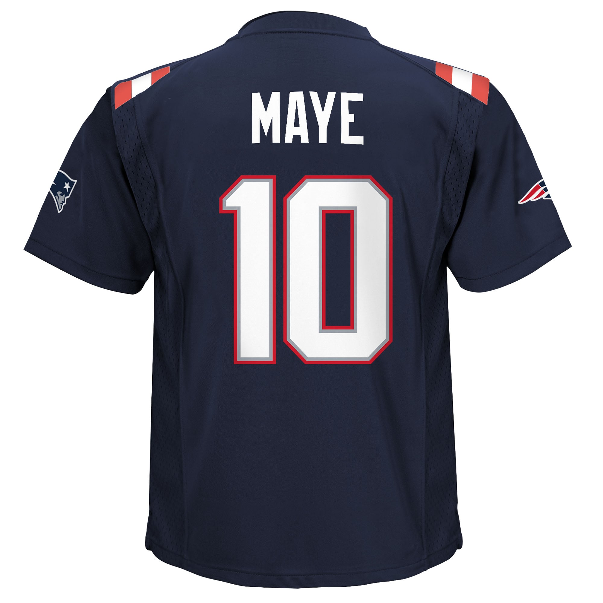 Drake Maye New England Patriots Preschool Player Game Jersey - Navy - Image 4