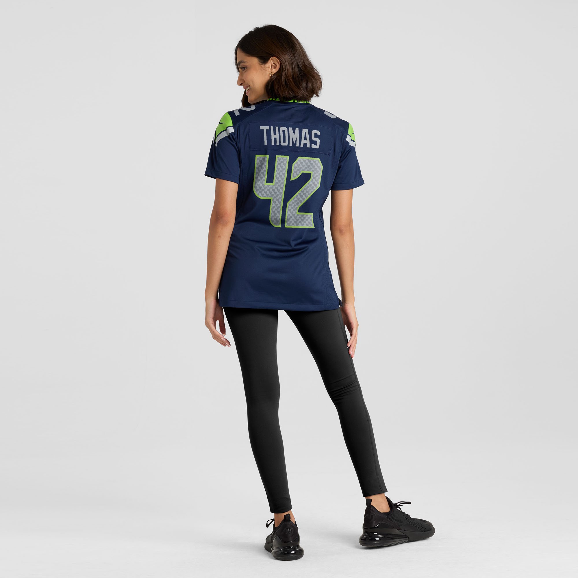 Drake Thomas Seattle Seahawks Women's Team Game Jersey - College Navy - Image 6