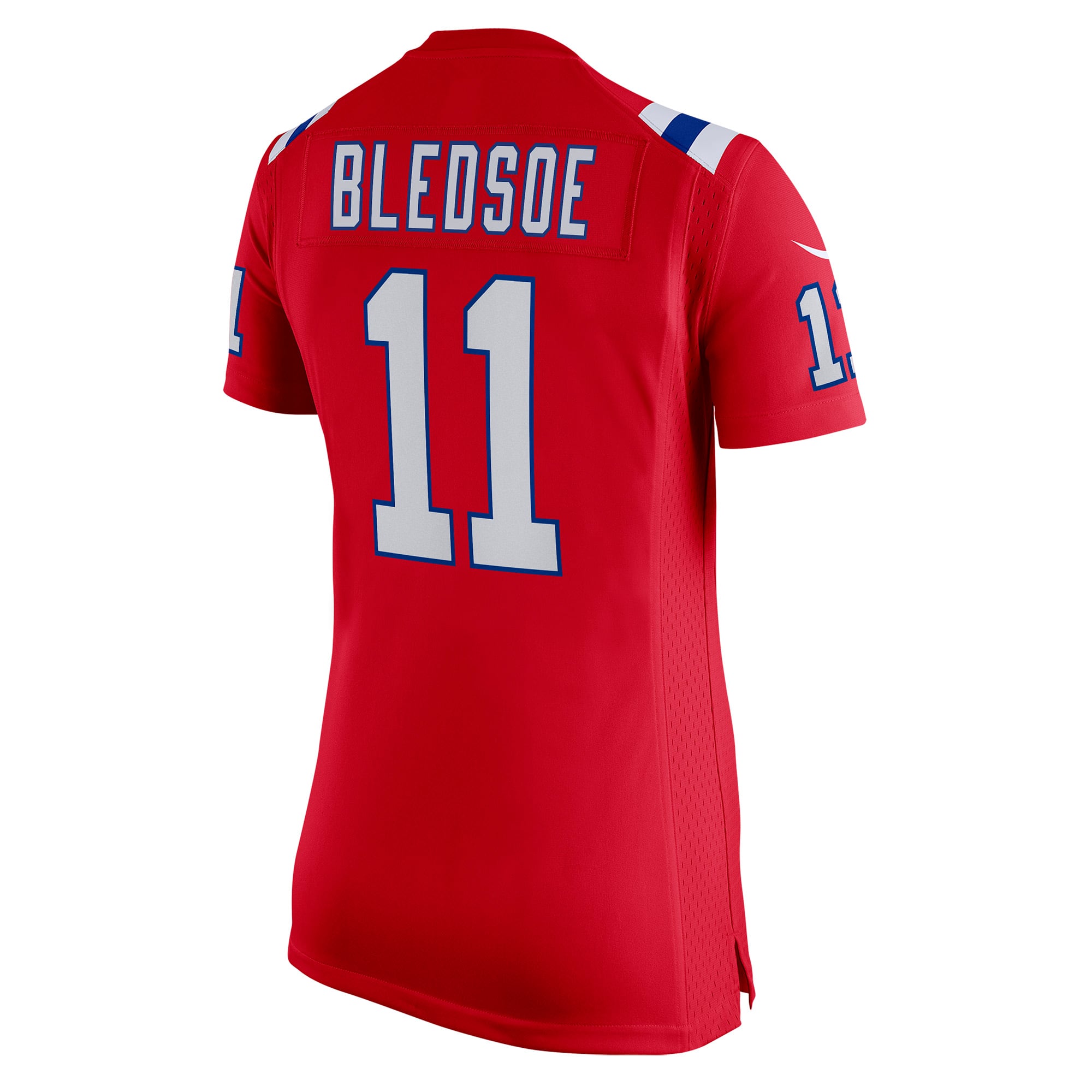 Drew Bledsoe New England Patriots Women's Game Retired Player Jersey - Red - Image 4