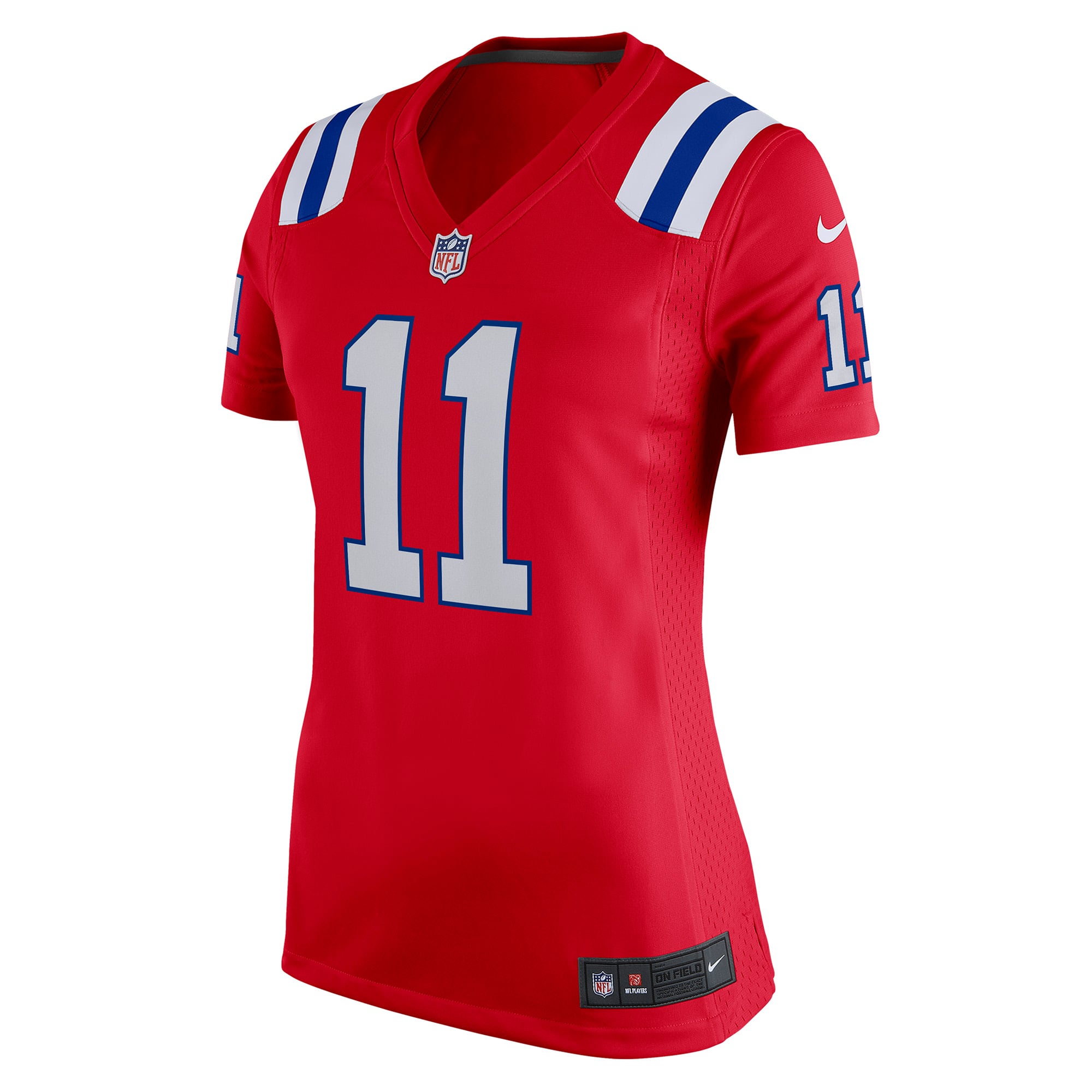 Drew Bledsoe New England Patriots Women's Game Retired Player Jersey - Red - Image 3