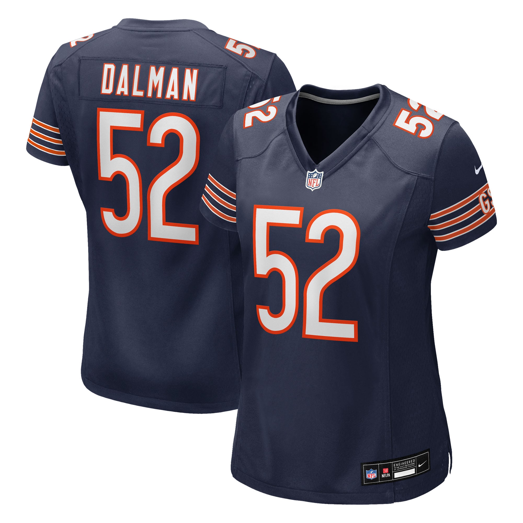 Drew Dalman Chicago Bears Women's Team Game Jersey - Navy - Image 2