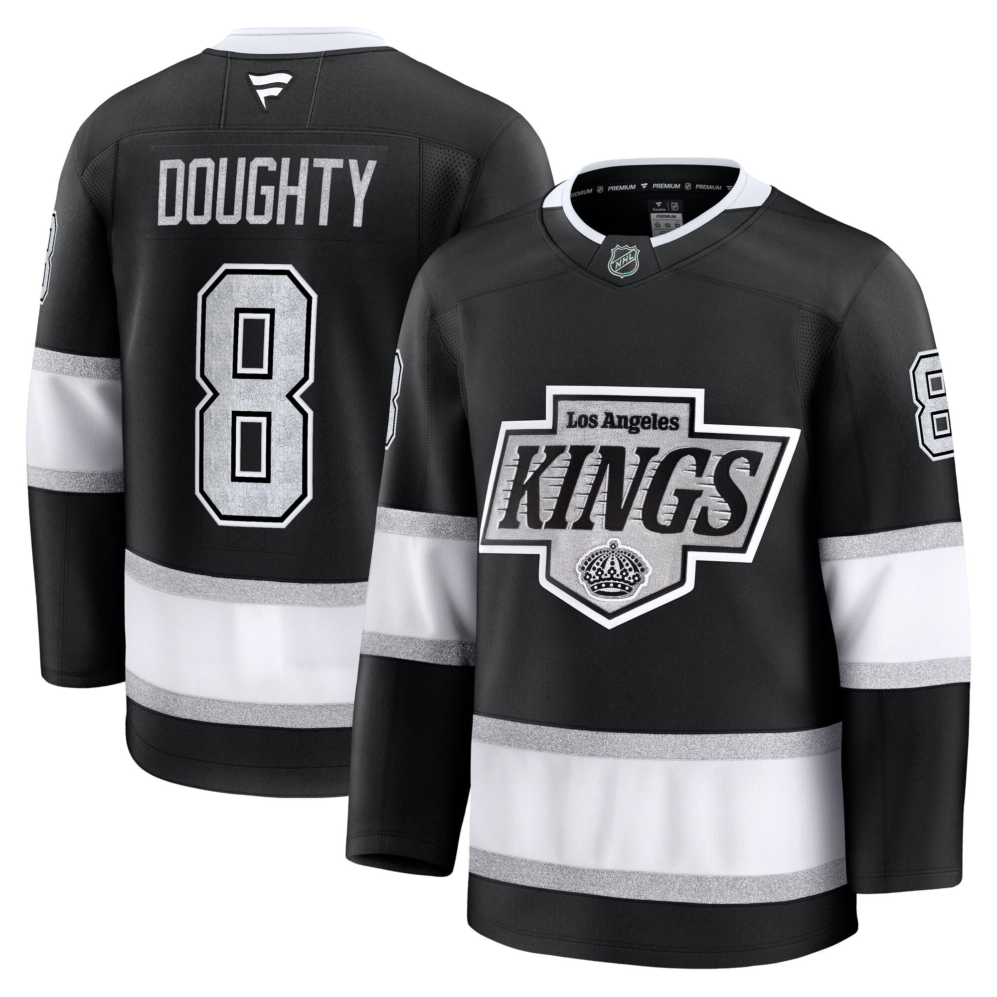 Drew Doughty Los Angeles Kings Home Premium Jersey - Black