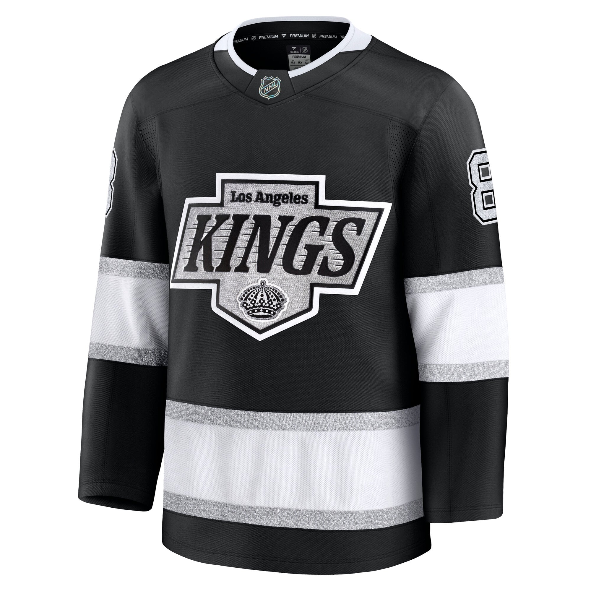 Drew Doughty Los Angeles Kings Home Premium Jersey - Black - Image 3