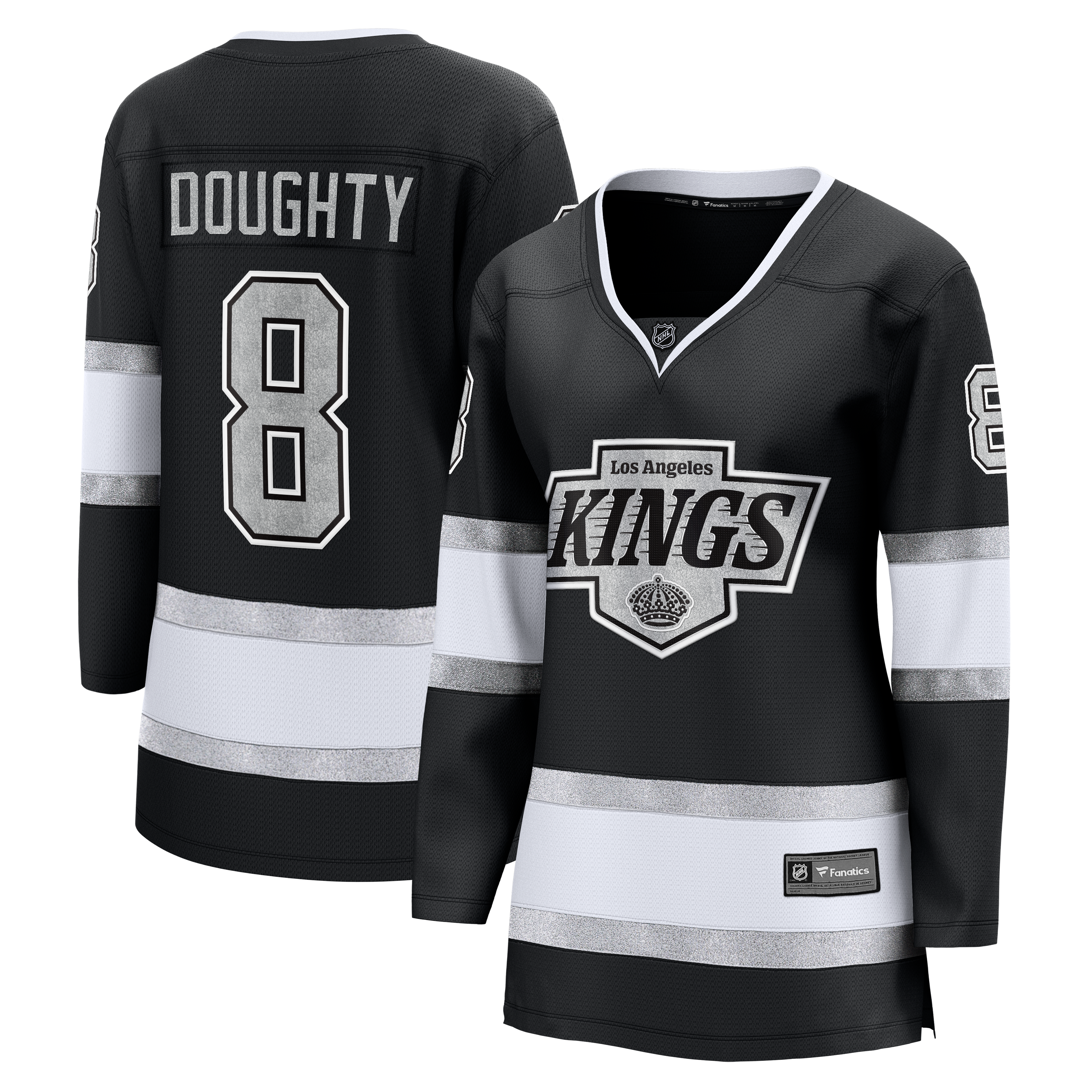 Drew Doughty Los Angeles Kings Women's Home Breakaway Jersey - Black