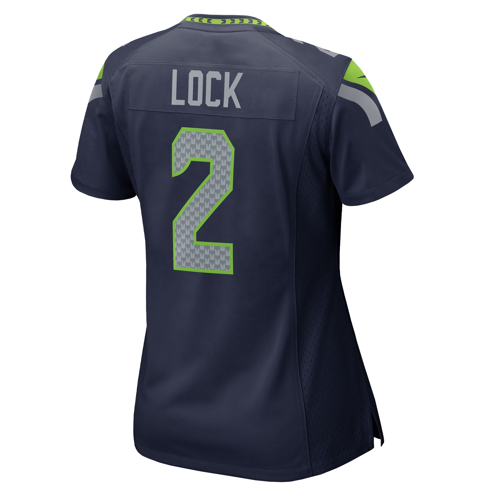 Drew Lock Seattle Seahawks Women's Team Game Jersey - College Navy - Image 4