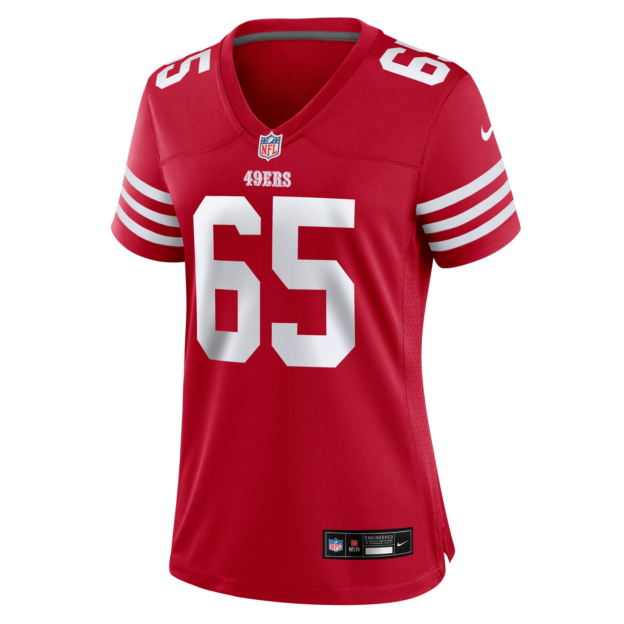 Drew Moss San Francisco 49ers Women's Team Game Jersey - Scarlet - Image 3