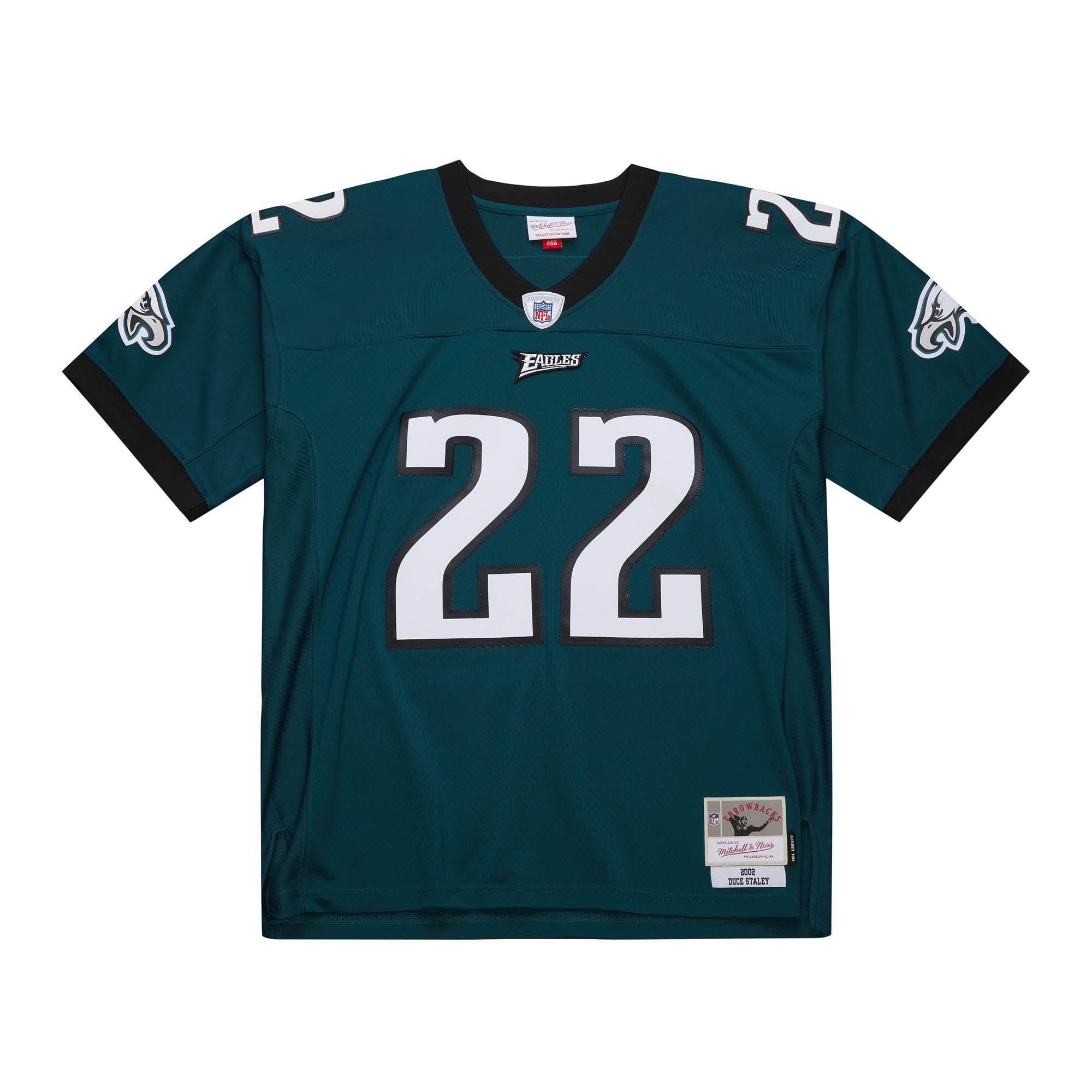 Duce Staley Philadelphia Eagles 2002 Legacy Jersey - Midnight Green