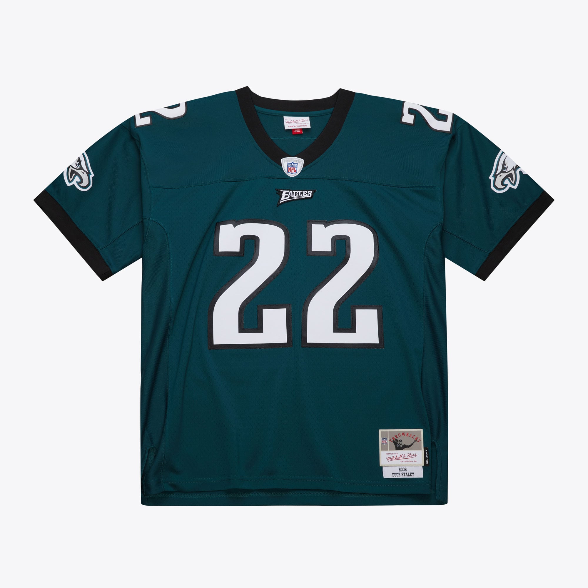 Duce Staley Philadelphia Eagles 2002 Legacy Jersey - Midnight Green - Image 2