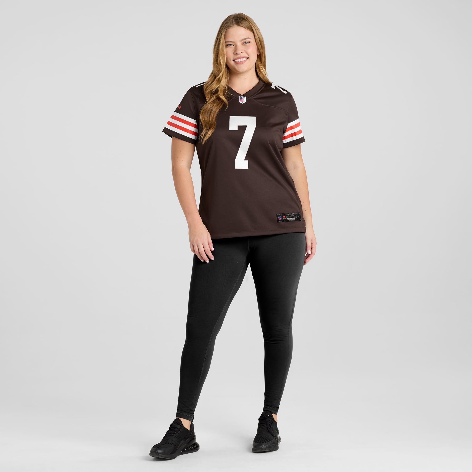 Dustin Hopkins Cleveland Browns Women's Team Game Jersey - Brown - Image 7