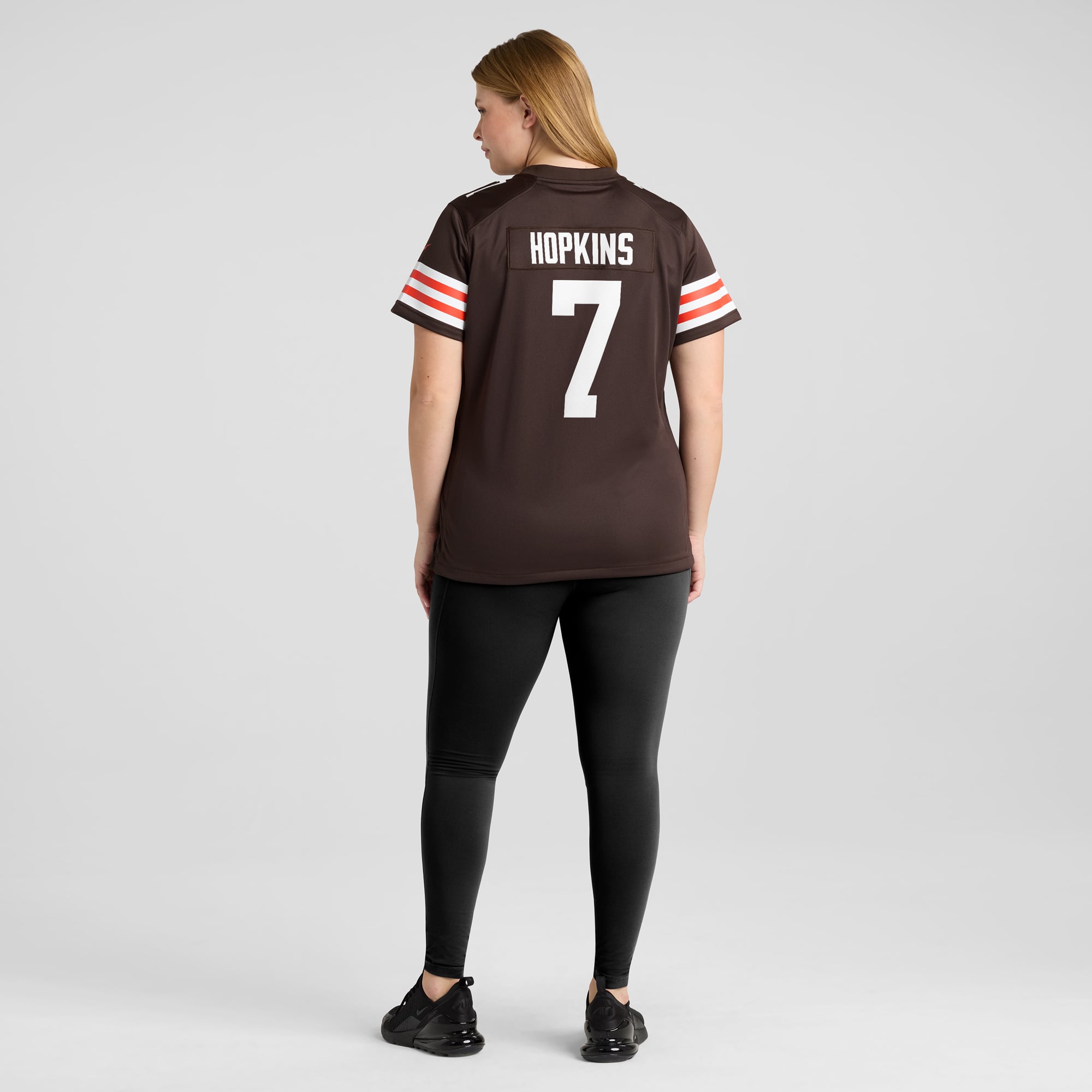 Dustin Hopkins Cleveland Browns Women's Team Game Jersey - Brown - Image 8