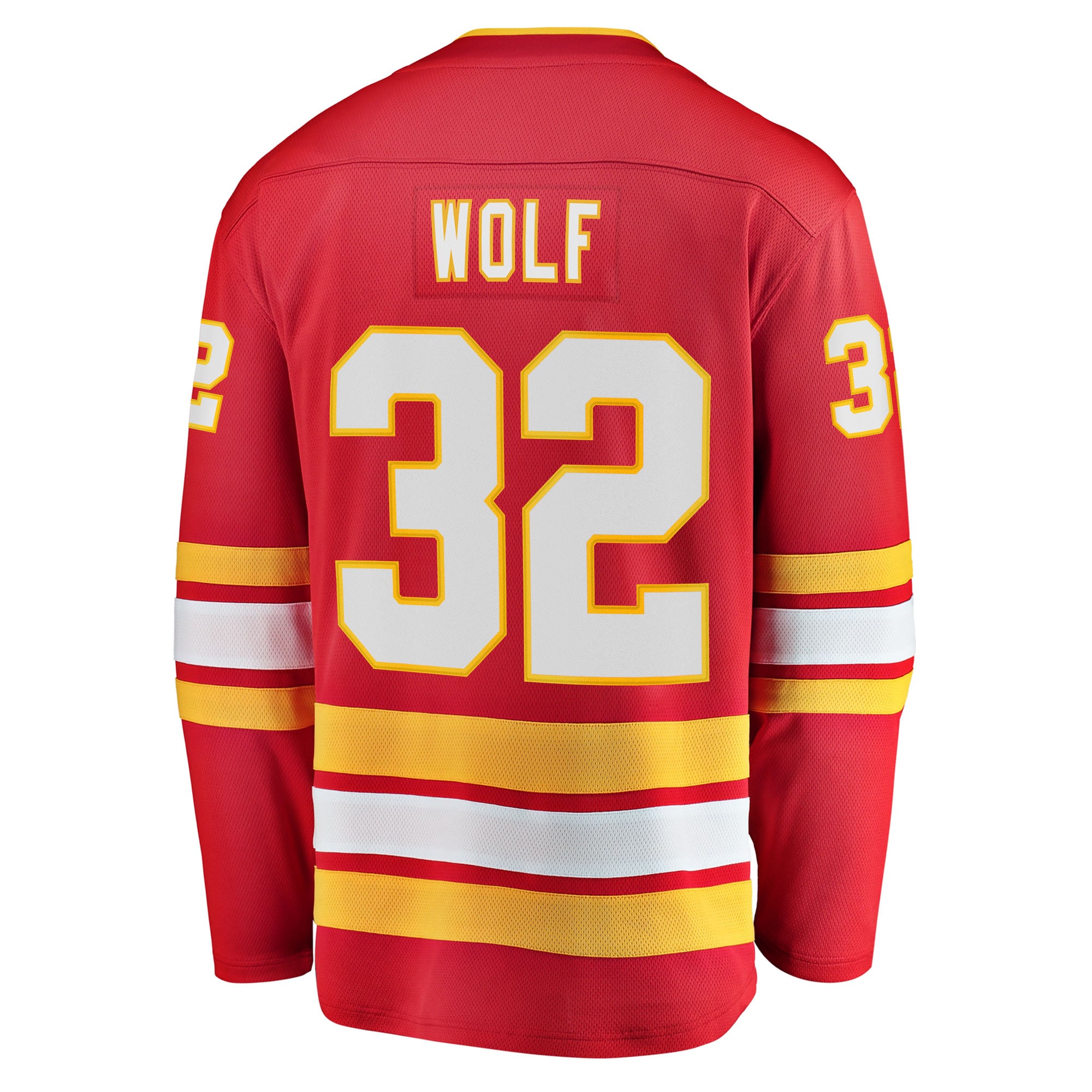 Dustin Wolf Calgary Flames Home Breakaway Jersey - Red - Image 4