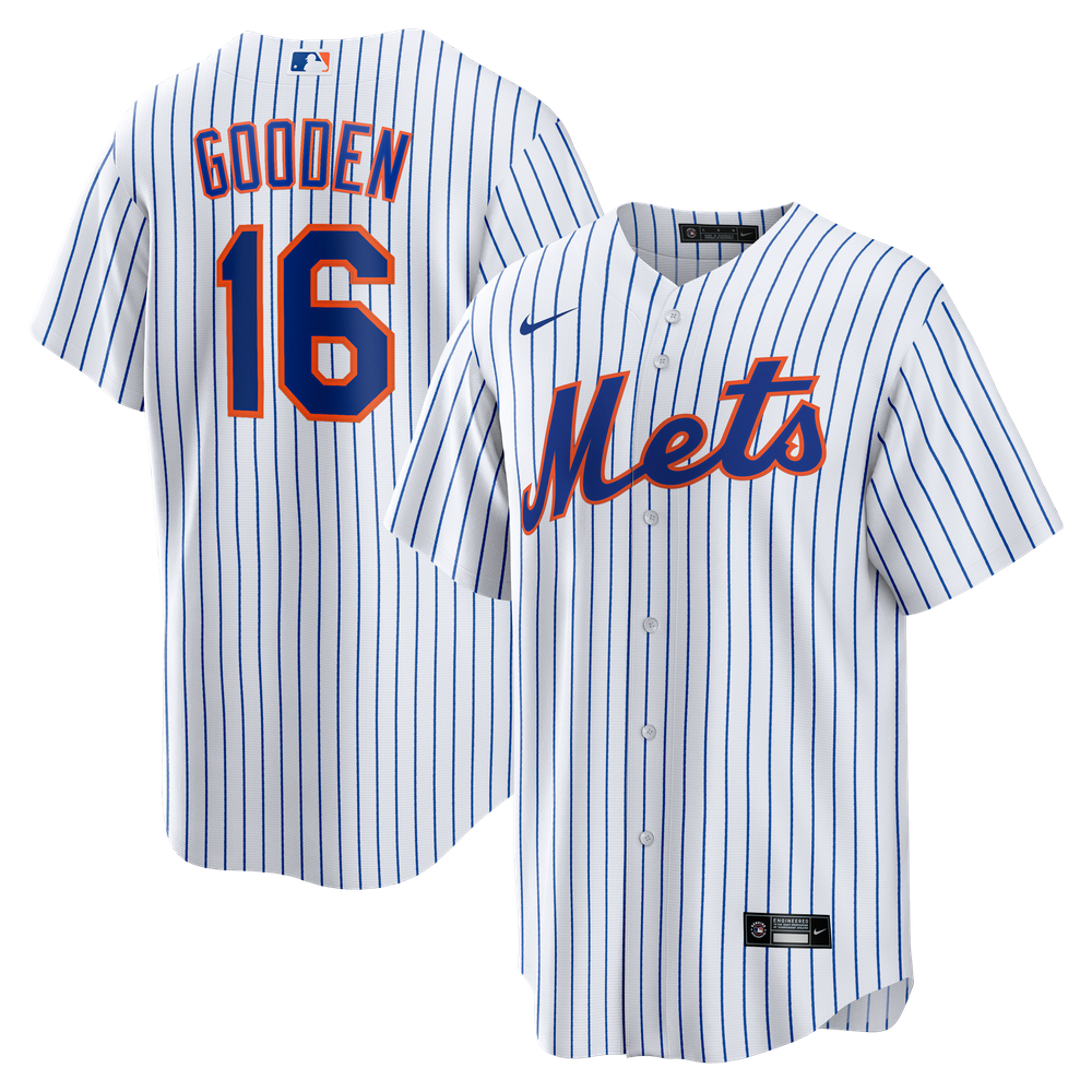 Dwight Gooden New York Mets Home Retired Player Jersey - White - Image 2