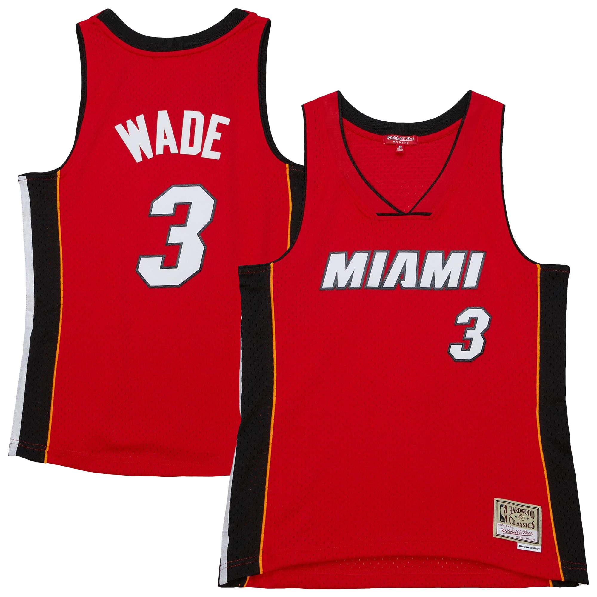 Dwyane Wade Miami Heat Women's 2005/06 Hardwood Classics Swingman Jersey - Red - Image 2