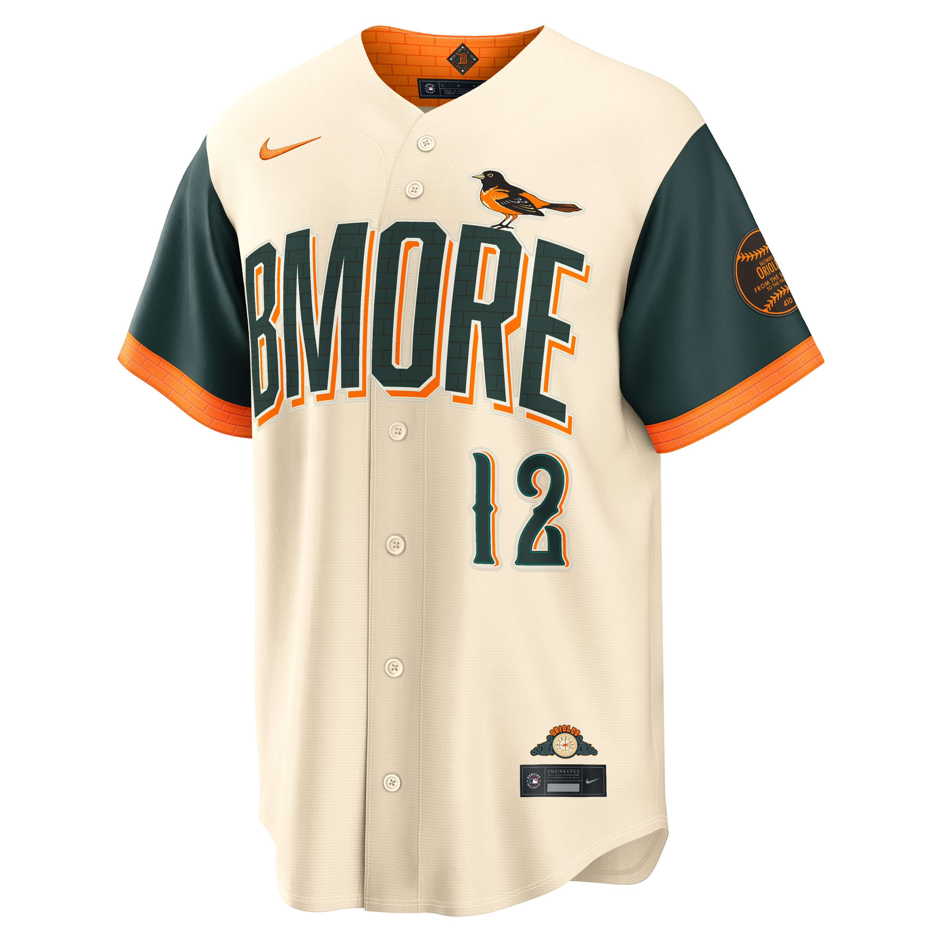 Dylan Beavers Baltimore Orioles 2026 City Connect Stadium Jersey - Cream - Image 3