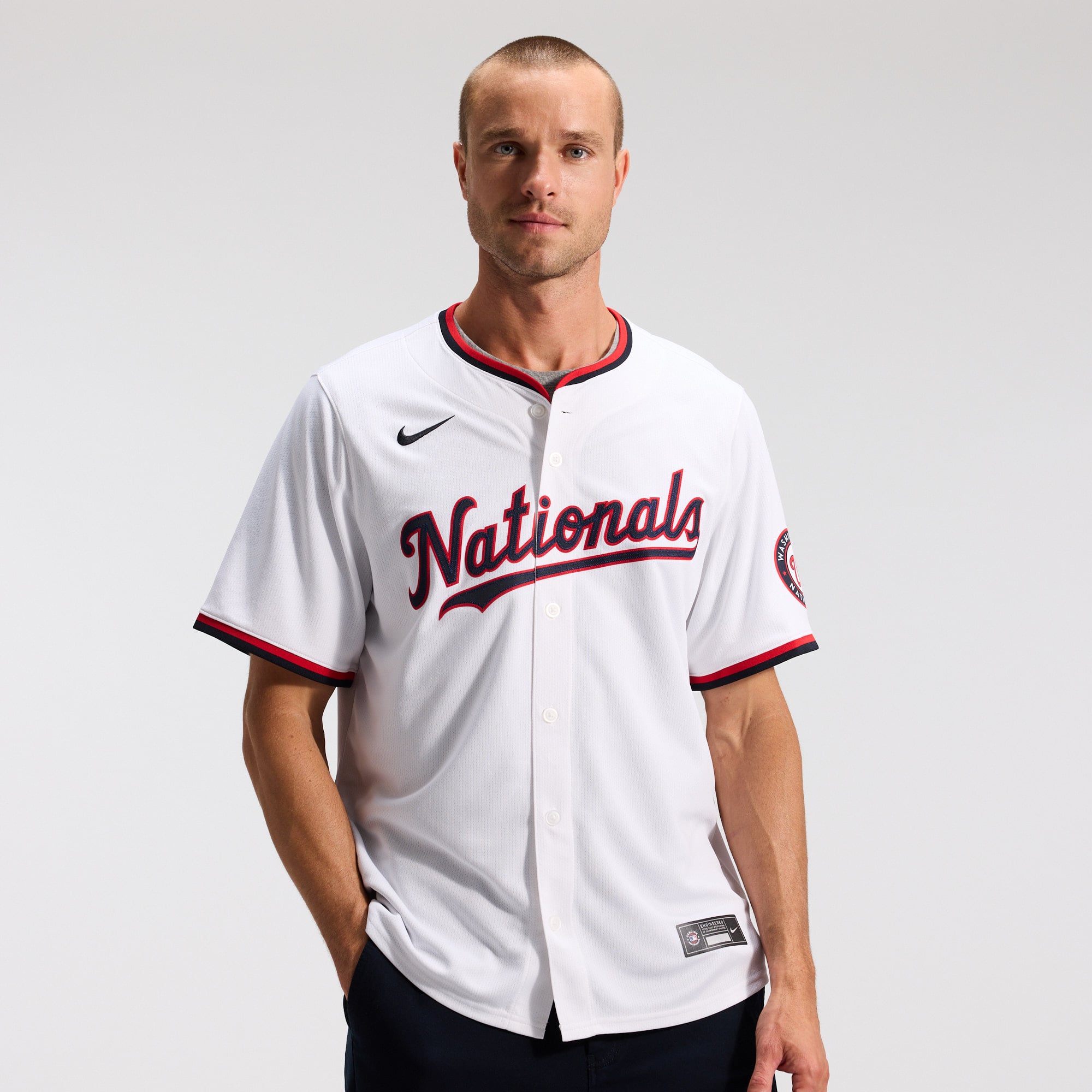 Dylan Crews Washington Nationals Home Limited Player Jersey - White - Image 3