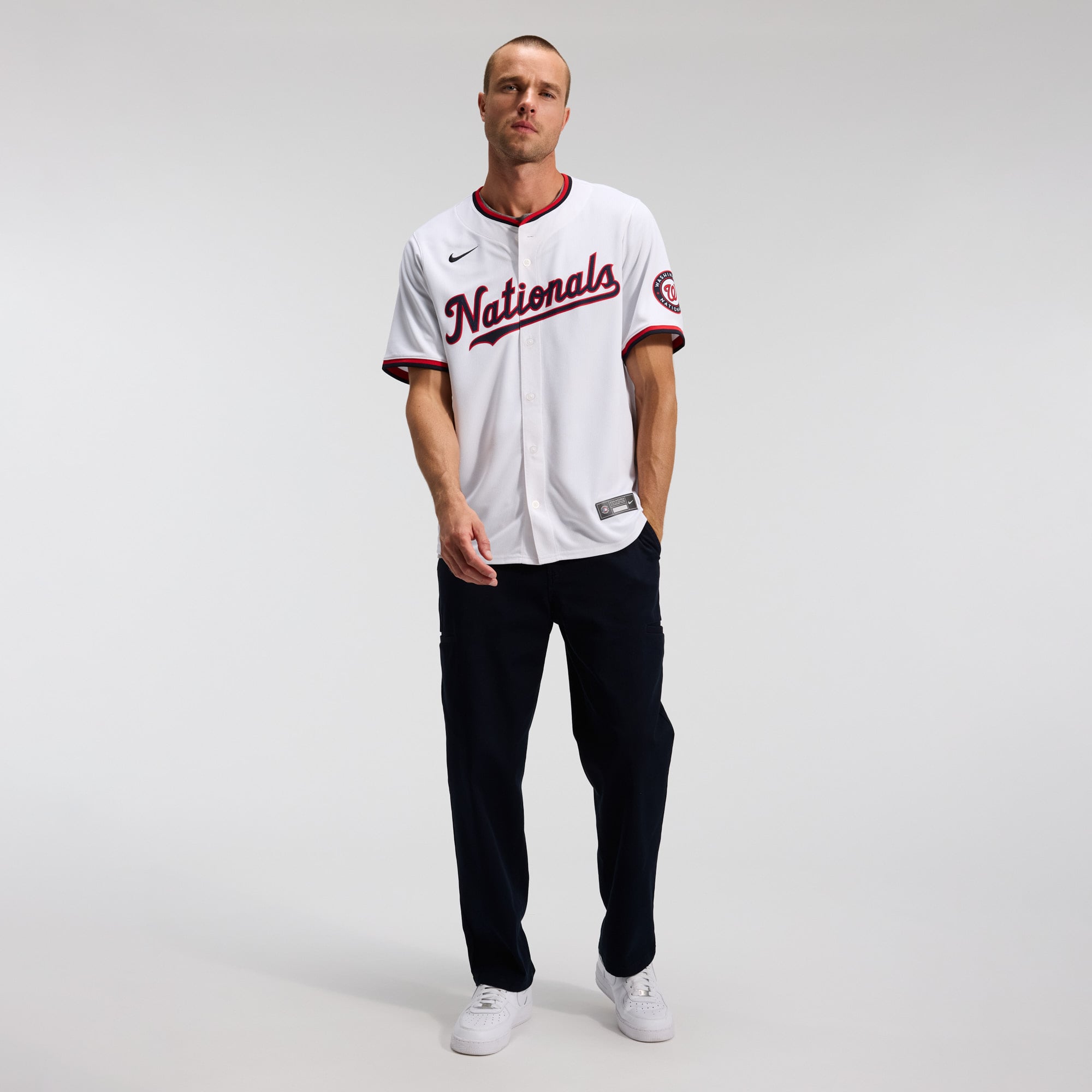 Dylan Crews Washington Nationals Home Limited Player Jersey - White - Image 5