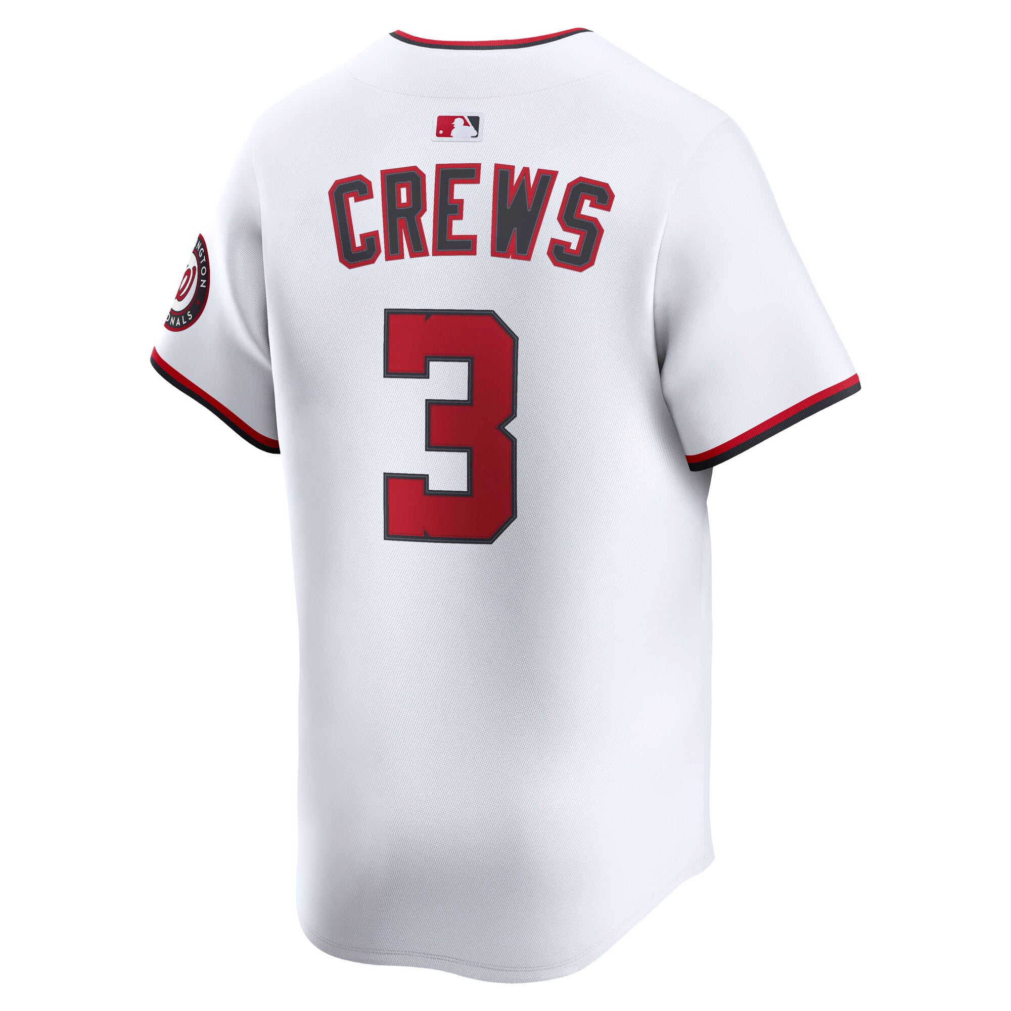 Dylan Crews Washington Nationals Home Limited Player Jersey - White - Image 8
