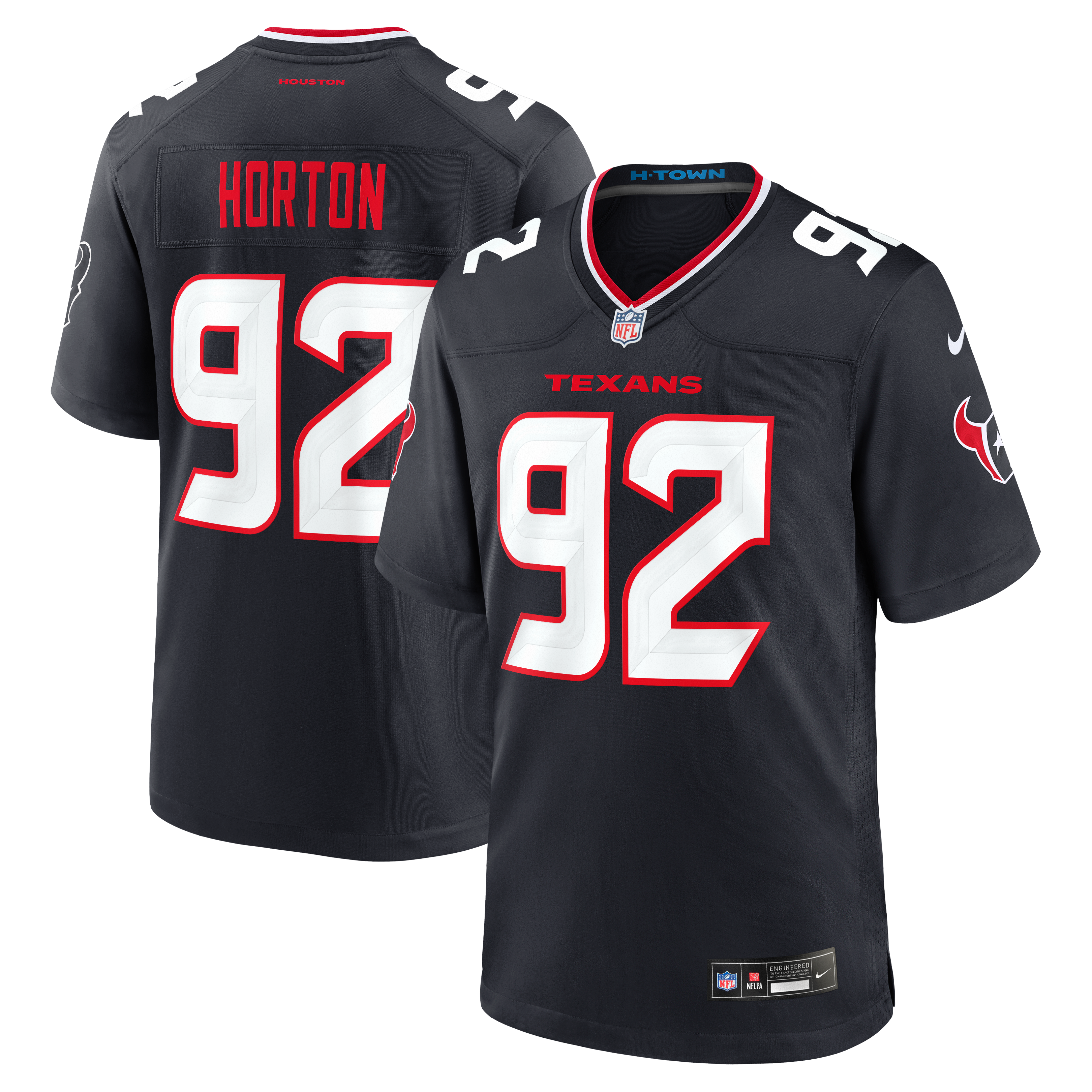 Dylan Horton Houston Texans Team Game Jersey - Navy - Image 2