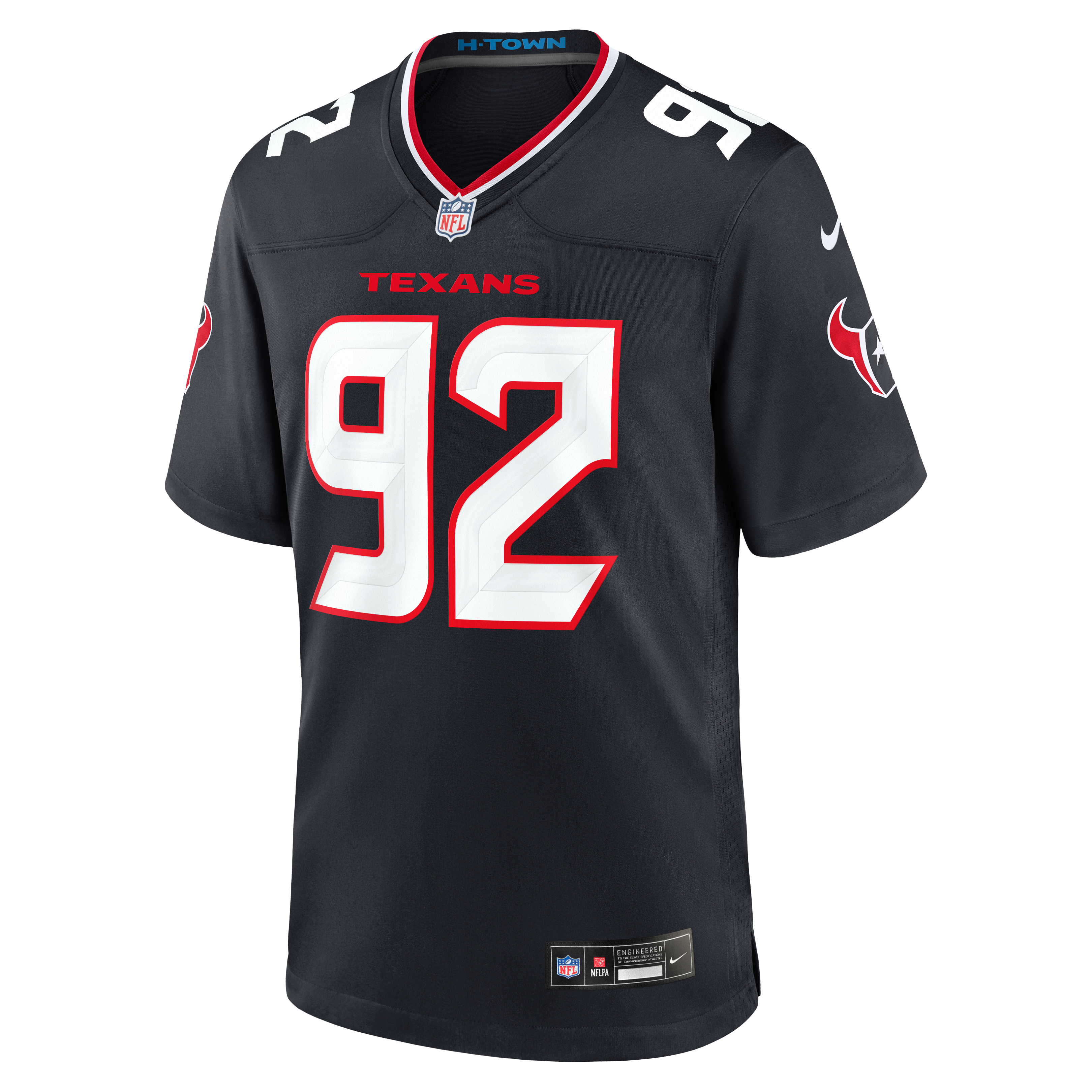 Dylan Horton Houston Texans Team Game Jersey - Navy - Image 3