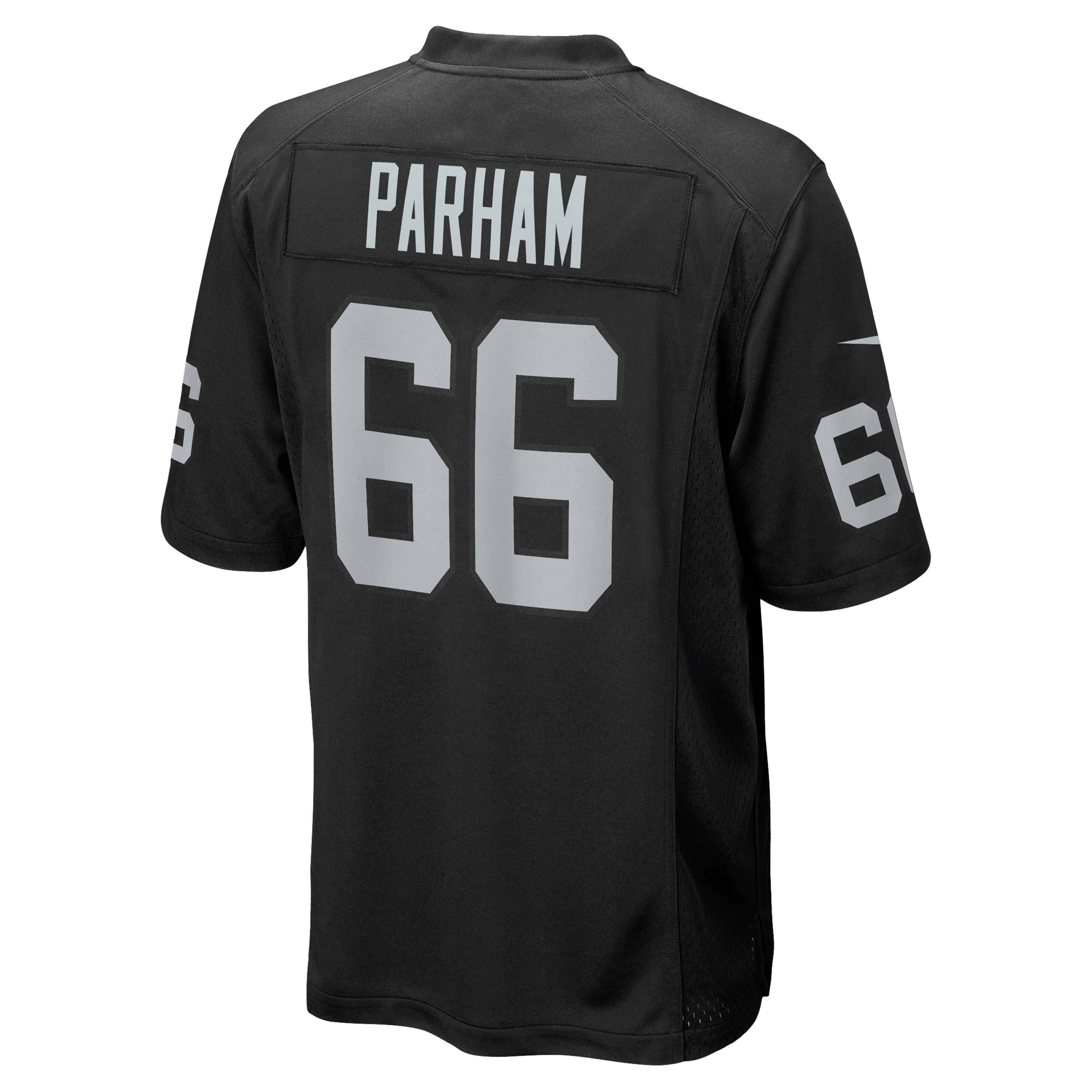 Dylan Parham Las Vegas Raiders Game Player Jersey - Black - Image 4