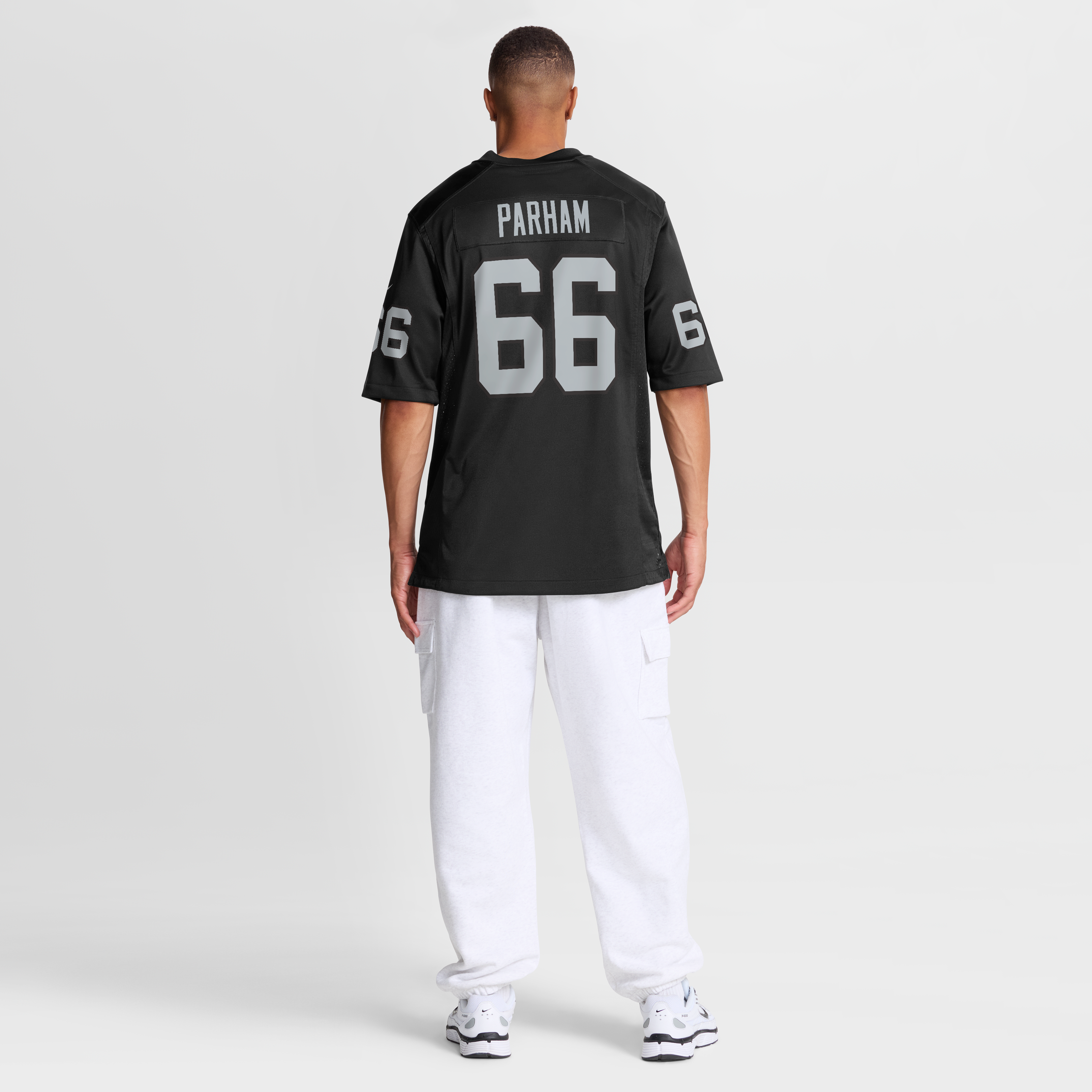 Dylan Parham Las Vegas Raiders Game Player Jersey - Black - Image 9