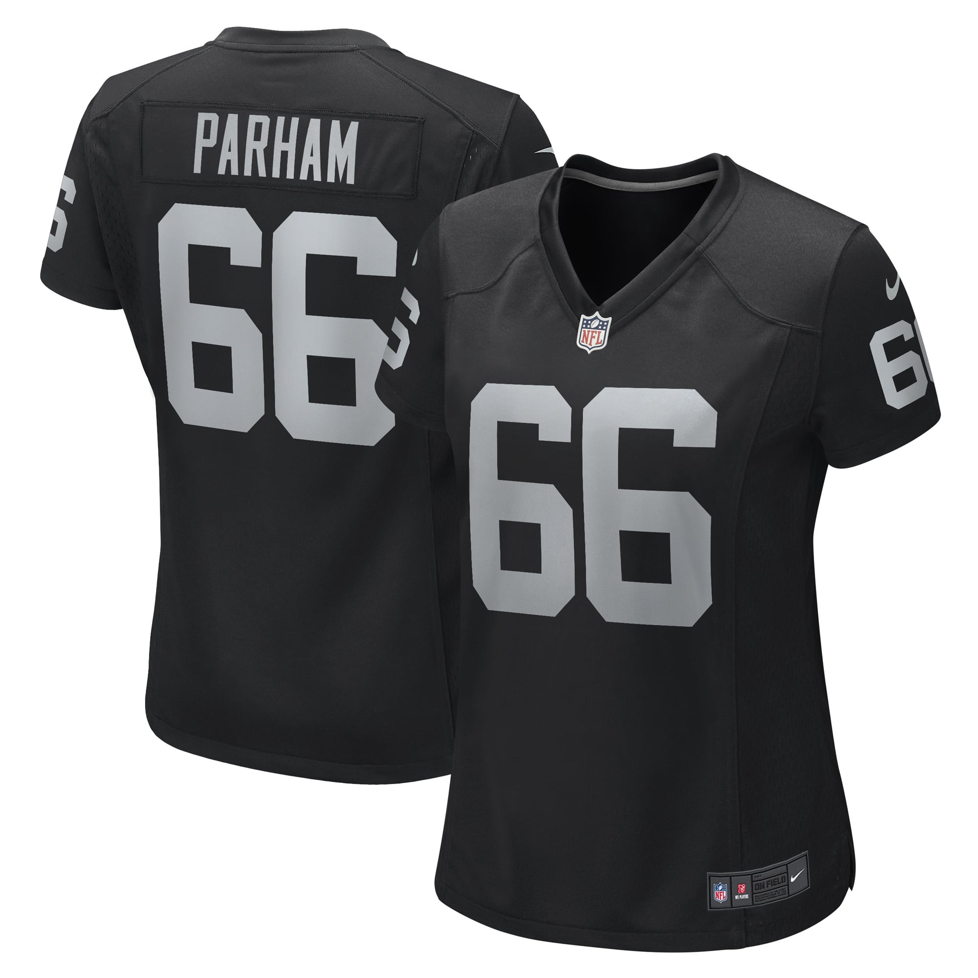 Dylan Parham Las Vegas Raiders Women's Game Player Jersey - Black - Image 2
