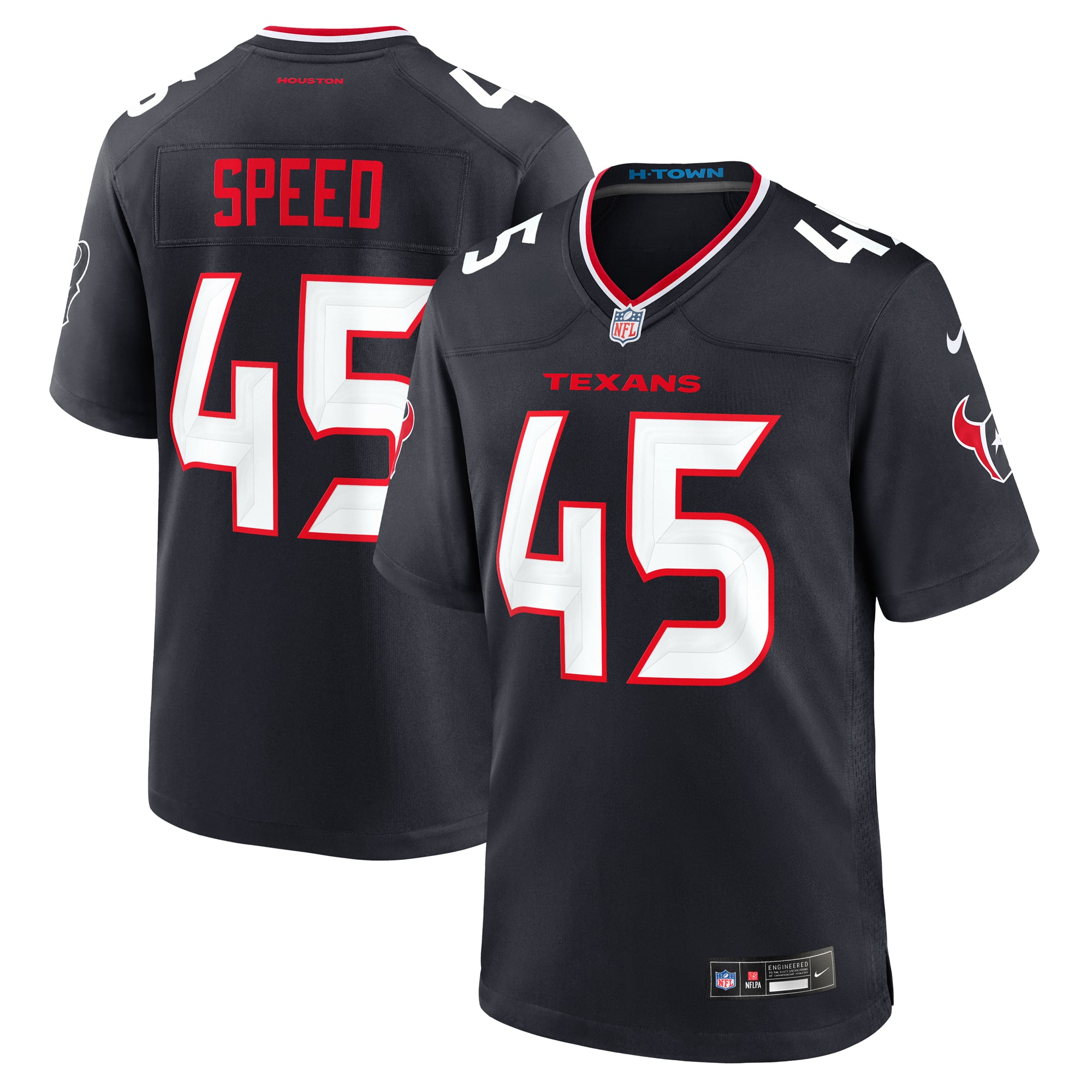 E.J. Speed Houston Texans Team Game Jersey - Navy