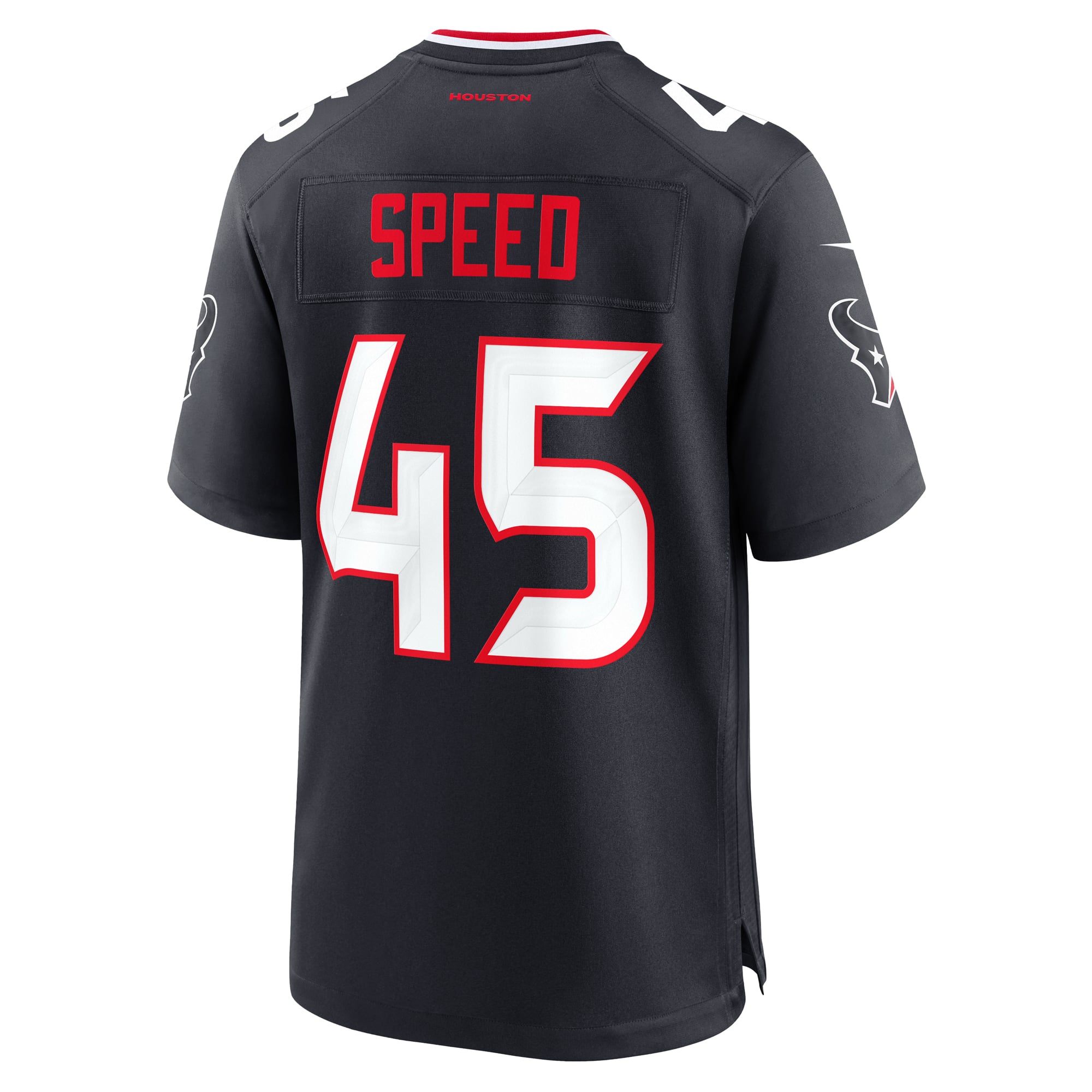 E.J. Speed Houston Texans Team Game Jersey - Navy - Image 4