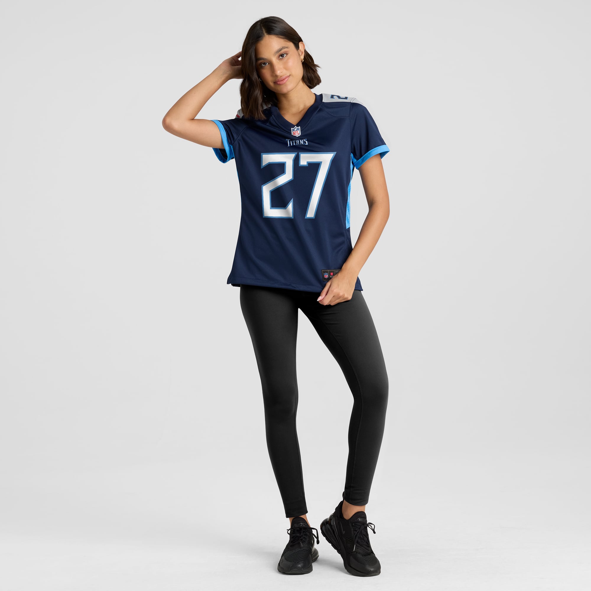 Eddie George Tennessee Titans Women's Game Retired Player Jersey - Navy - Image 5