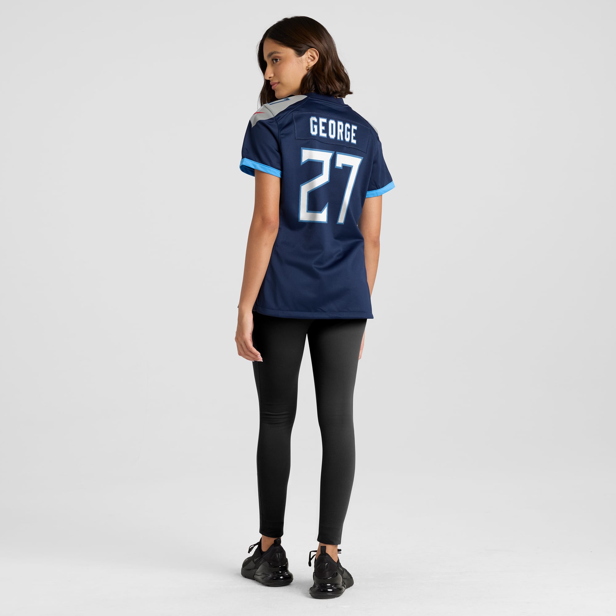 Eddie George Tennessee Titans Women's Game Retired Player Jersey - Navy - Image 6