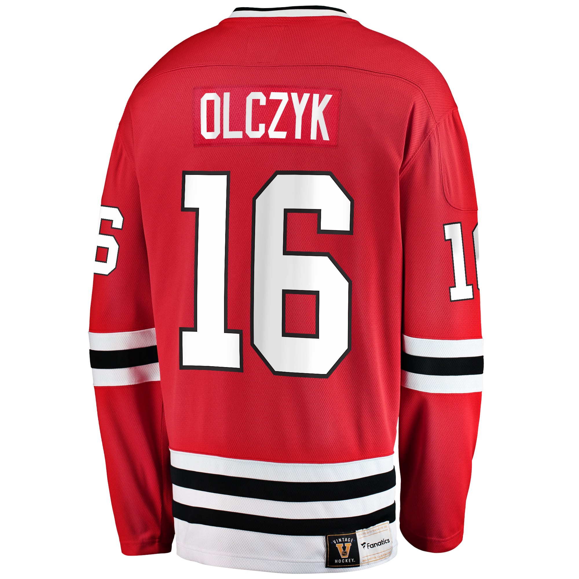 Eddie Olczyk Chicago Blackhawks Premier Breakaway Retired Player Jersey - Red - Image 4