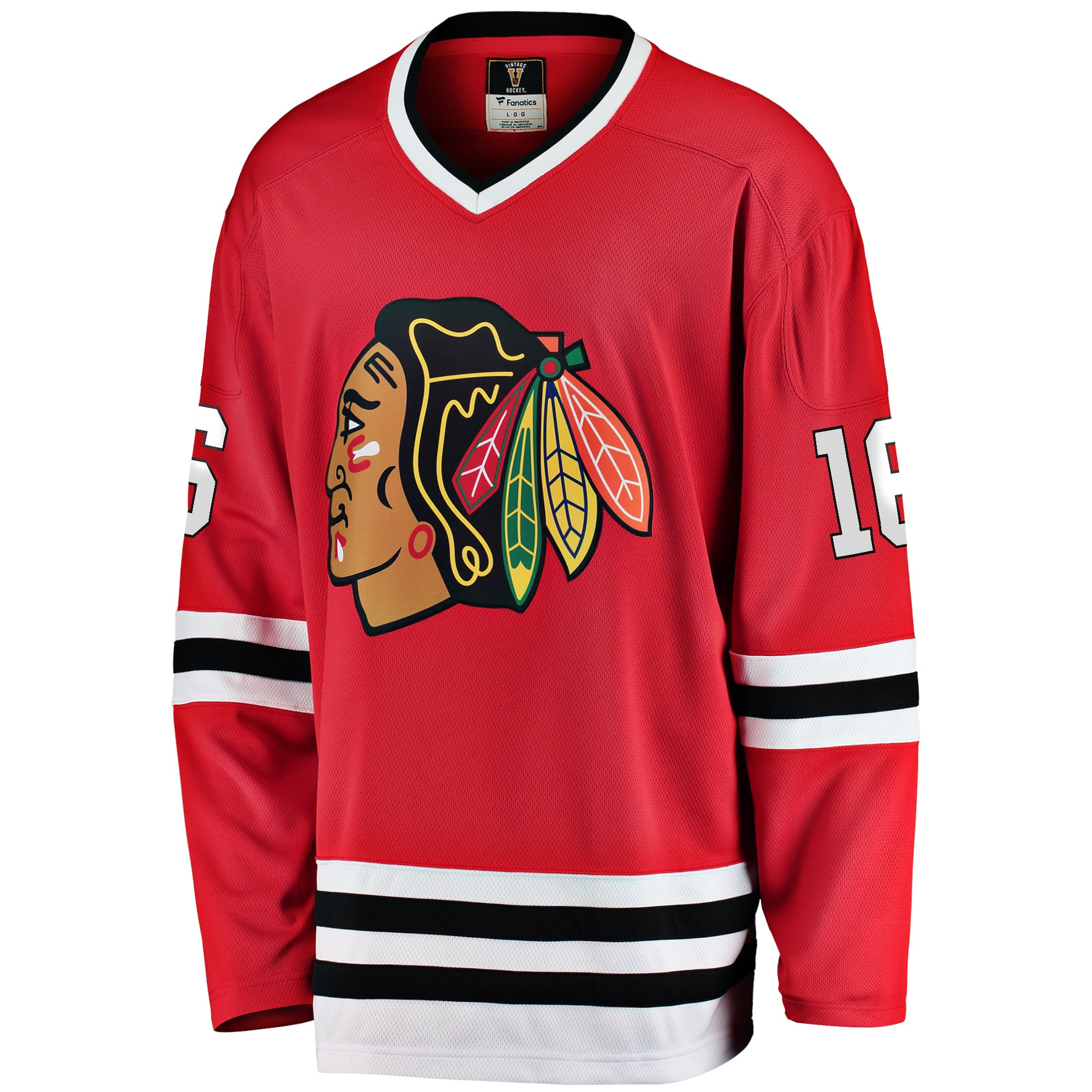 Eddie Olczyk Chicago Blackhawks Premier Breakaway Retired Player Jersey - Red - Image 3