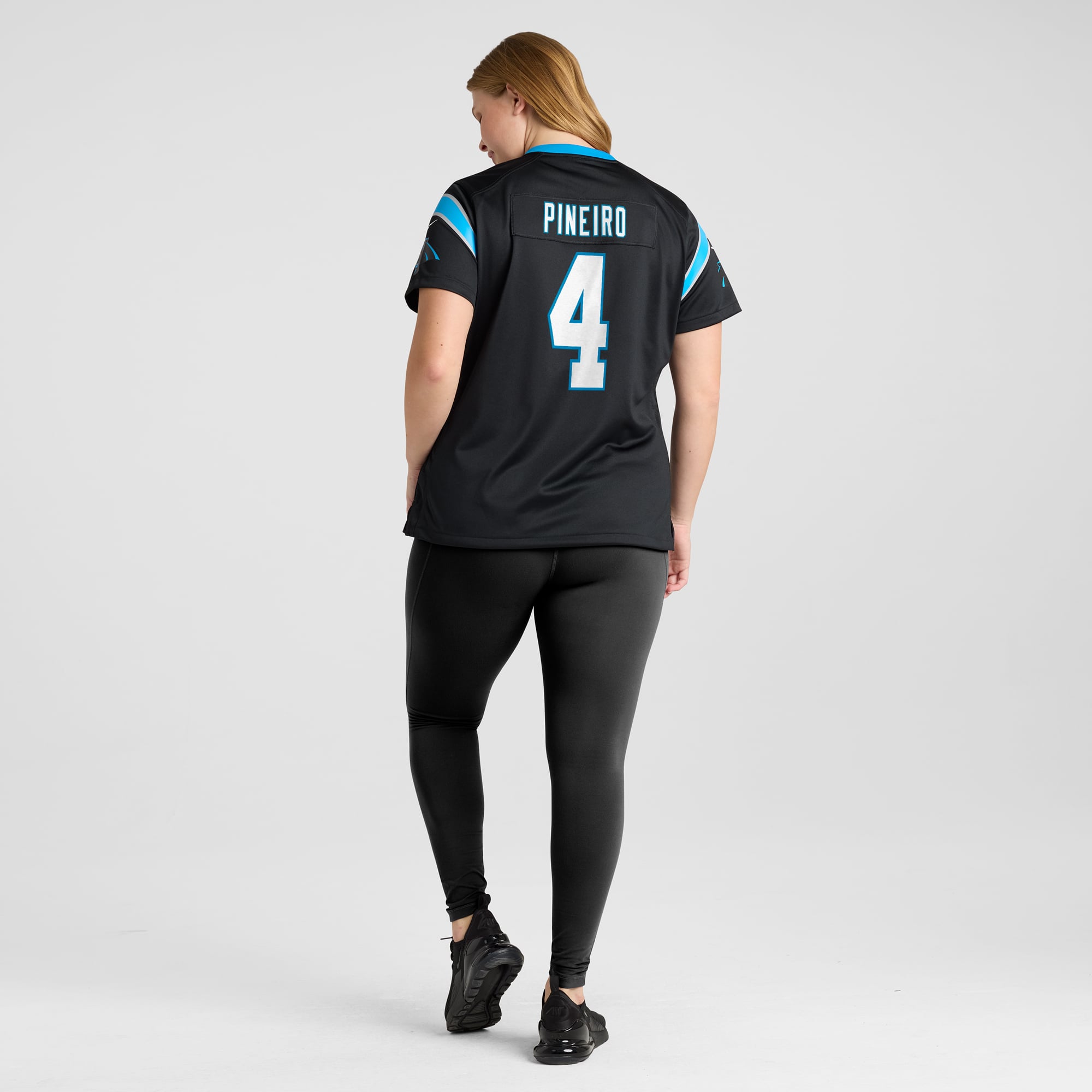 Eddy Pineiro Carolina Panthers Women's Team Game Jersey - Black - Image 8