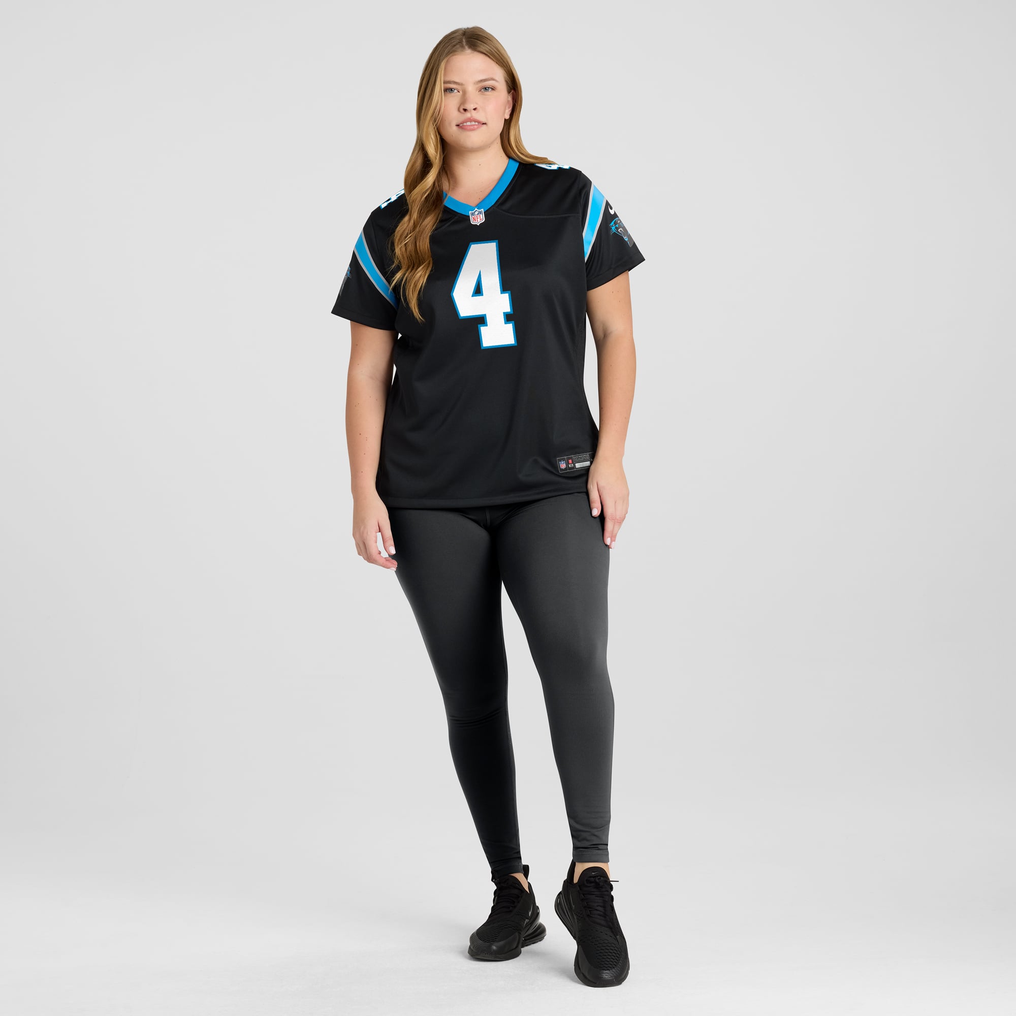 Eddy Pineiro Carolina Panthers Women's Team Game Jersey - Black - Image 7