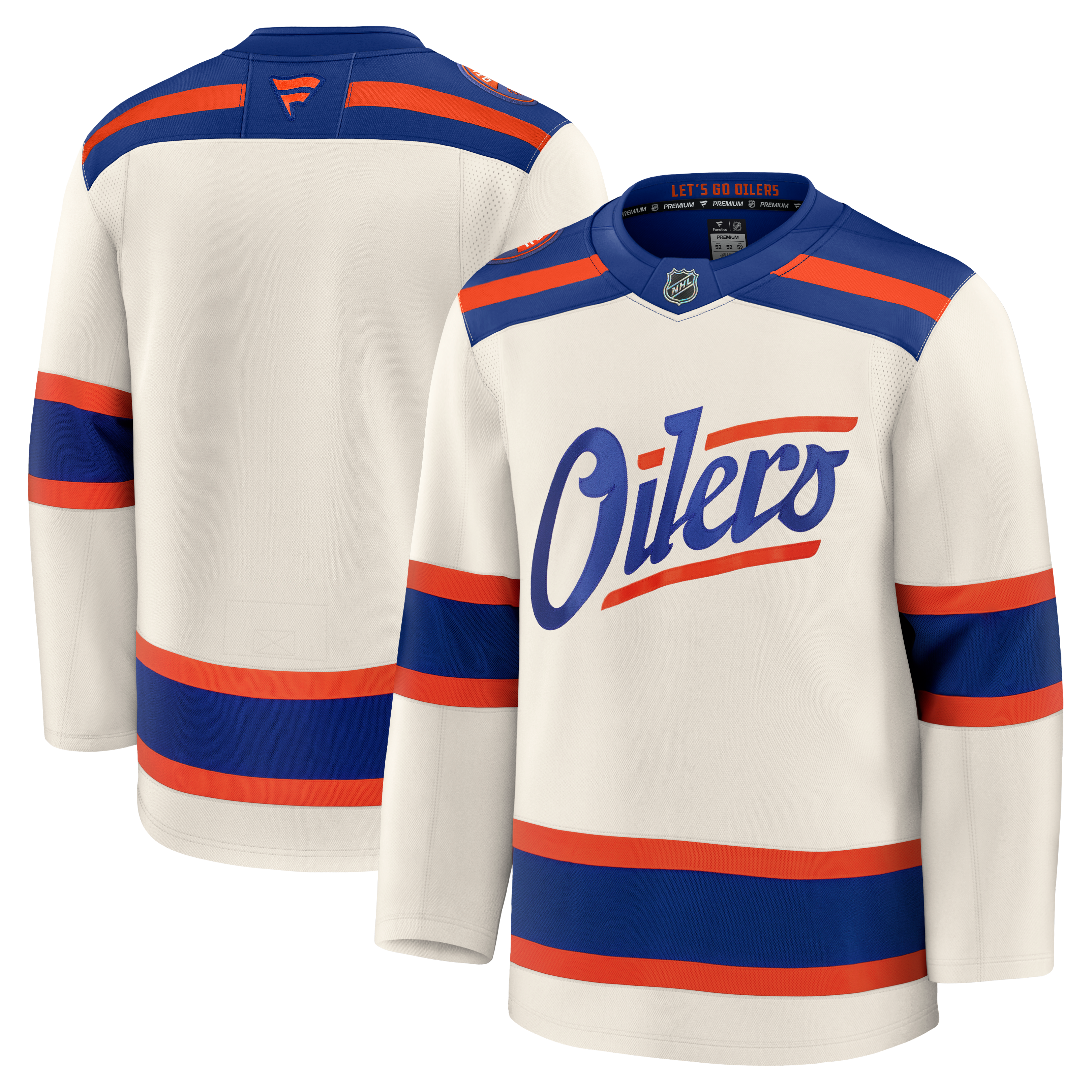 Edmonton Oilers Alternate Premium Jersey - Light Beige
