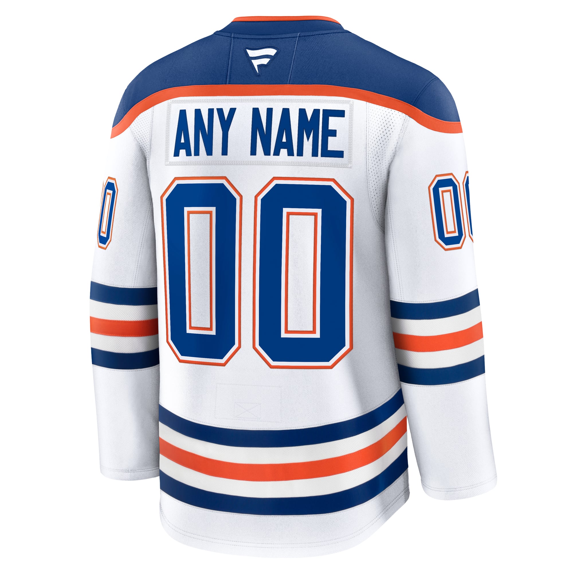 Edmonton Oilers Away Premium Custom Jersey - White - Image 4