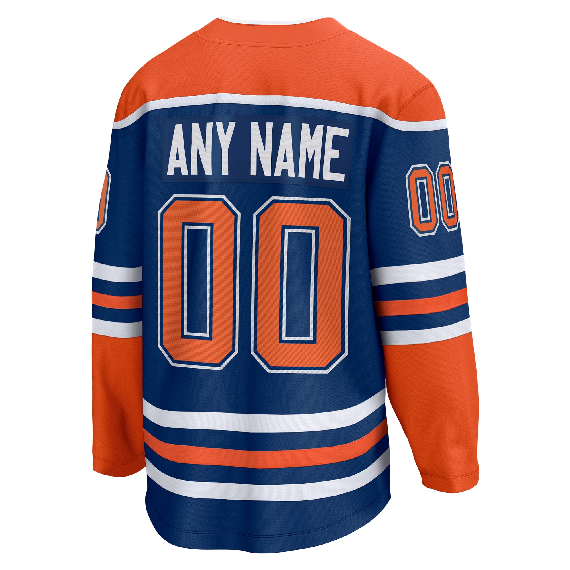 Edmonton Oilers Home Breakaway Custom Jersey - Royal - Image 4