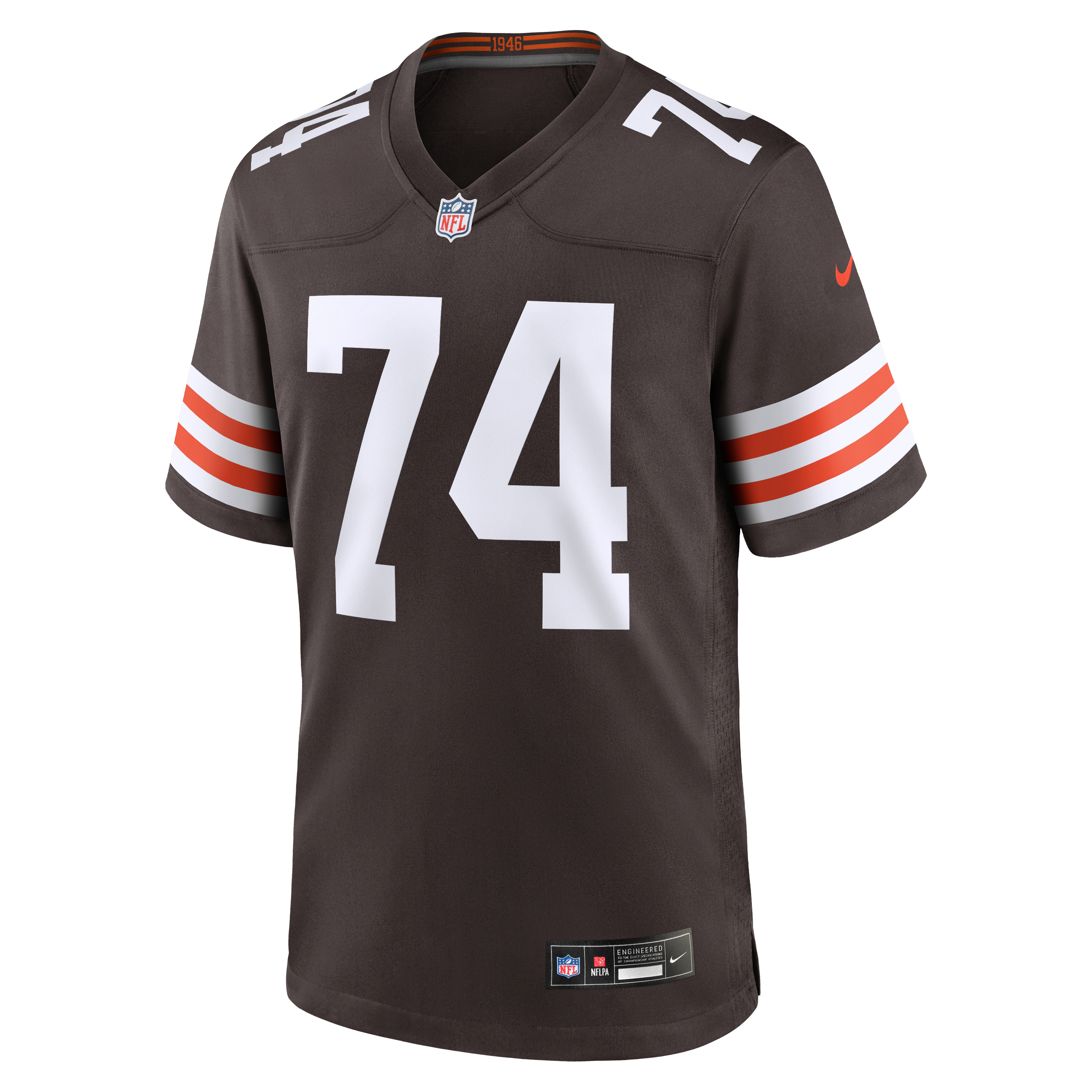 Elgton Jenkins Cleveland Browns Team Game Jersey - Brown - Image 3