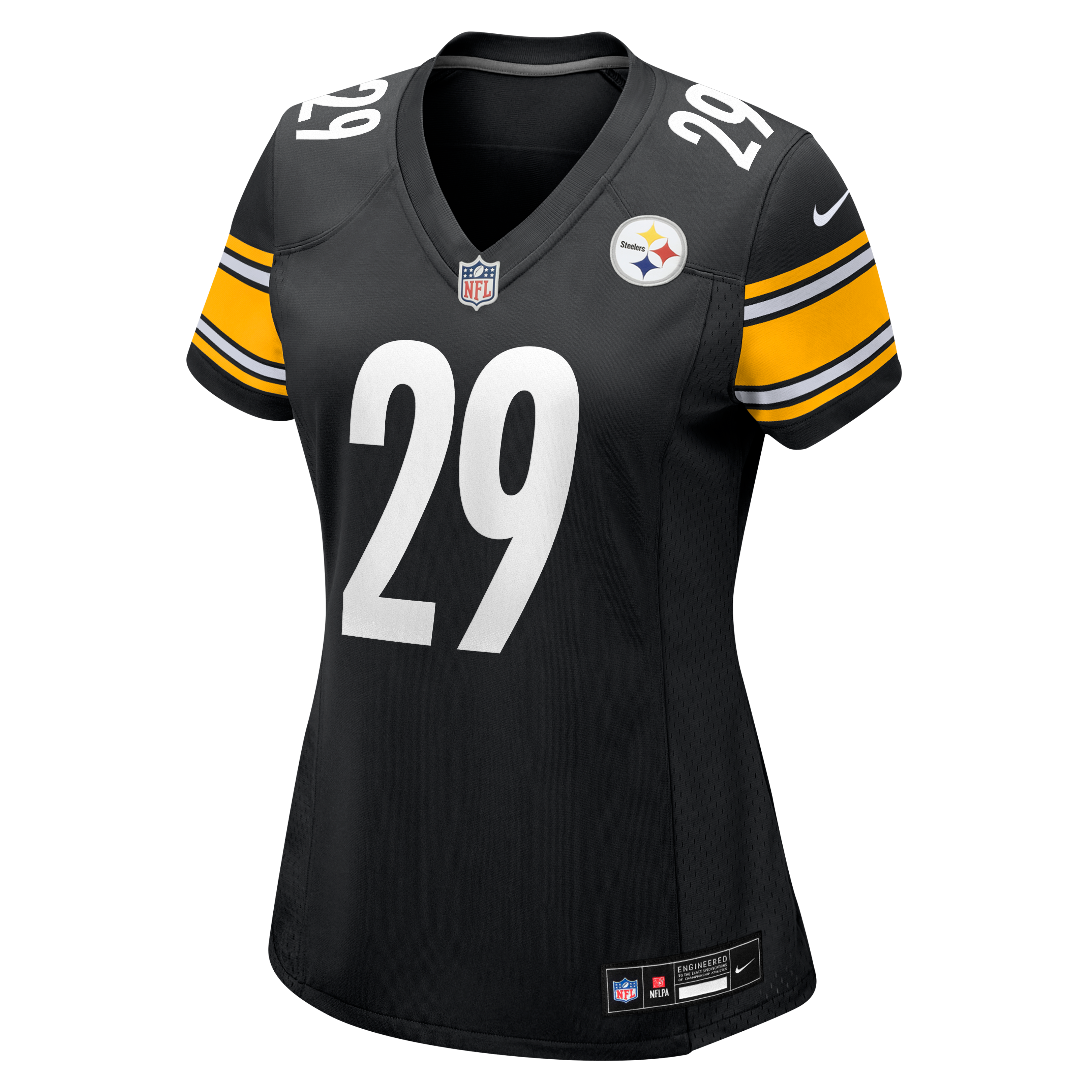 Eli Heidenreich Pittsburgh Steelers Women's Team Game Jersey - Black - Image 3