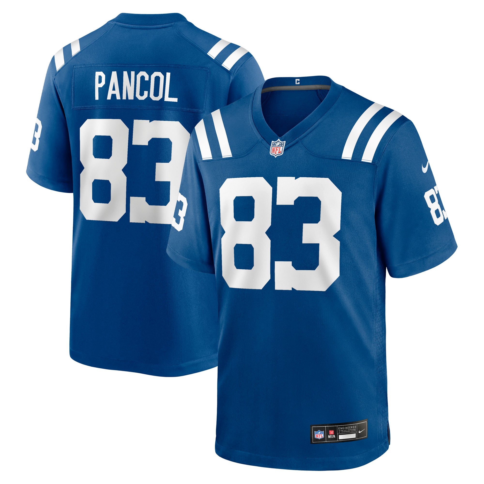 Eli Pancol Indianapolis Colts Team Game Jersey - Royal - Image 2